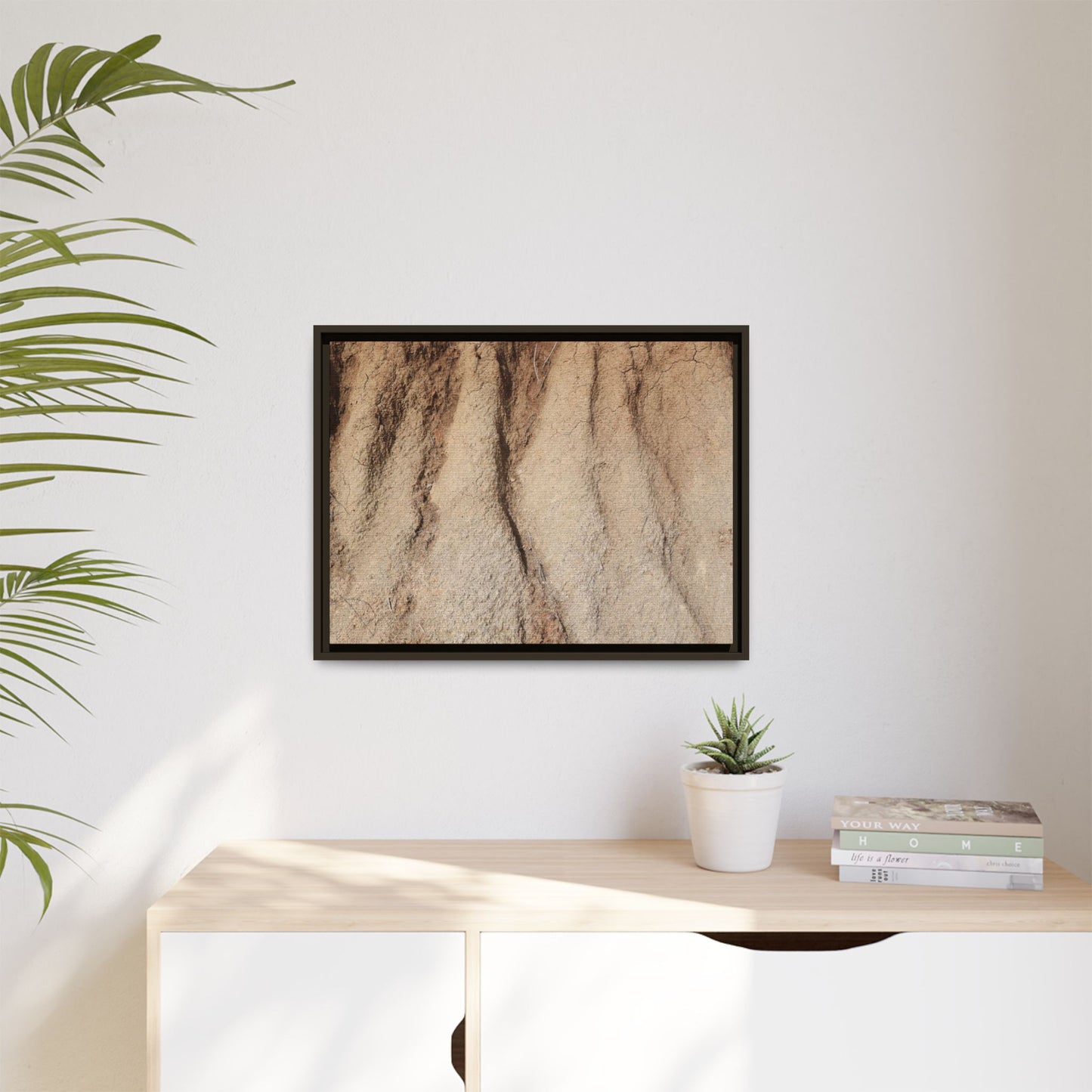 Eroded Canyon Walls - Unique Stretched Canvas Wall Art