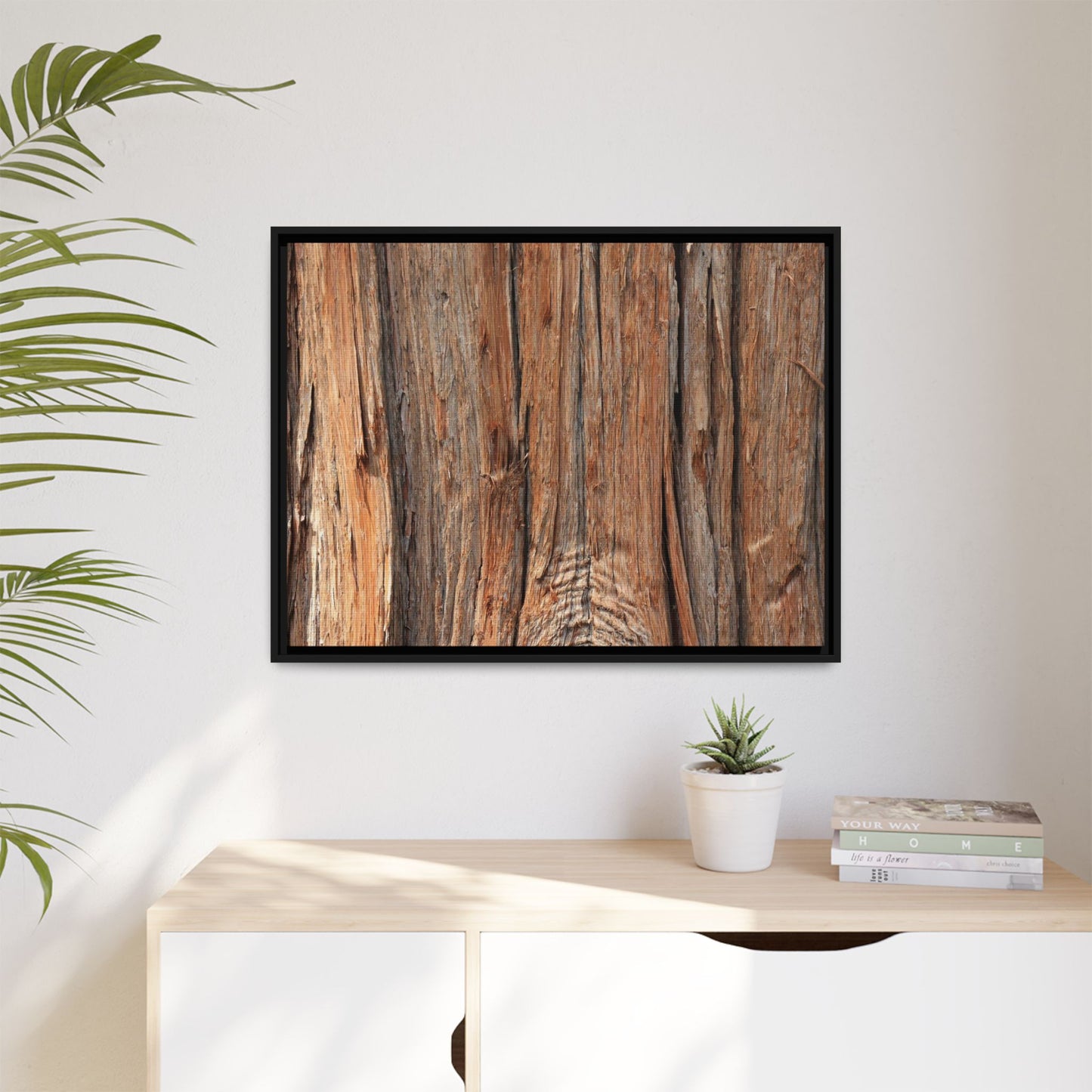 Echoes of Timber - Unique Stretched Canvas Wall Art
