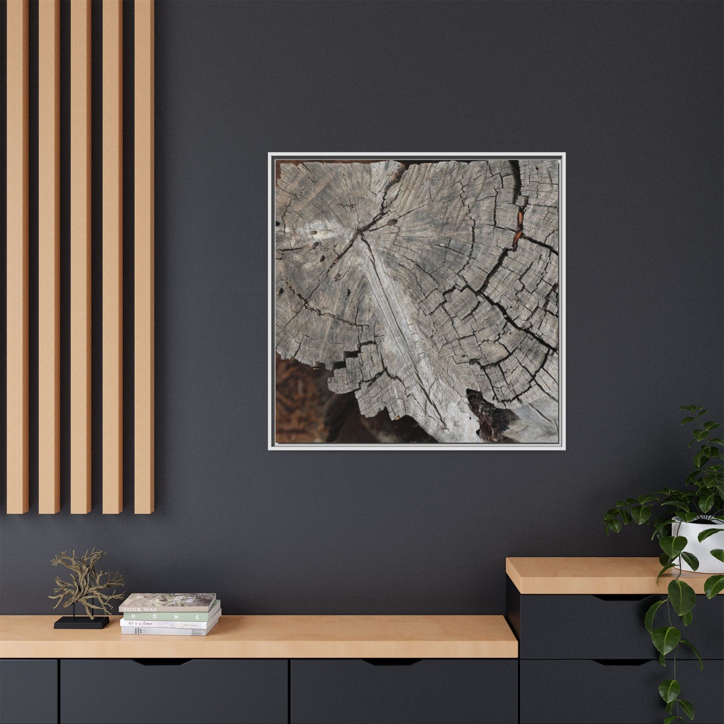 Time's Signature - Unique Stretched Canvas Wall Art