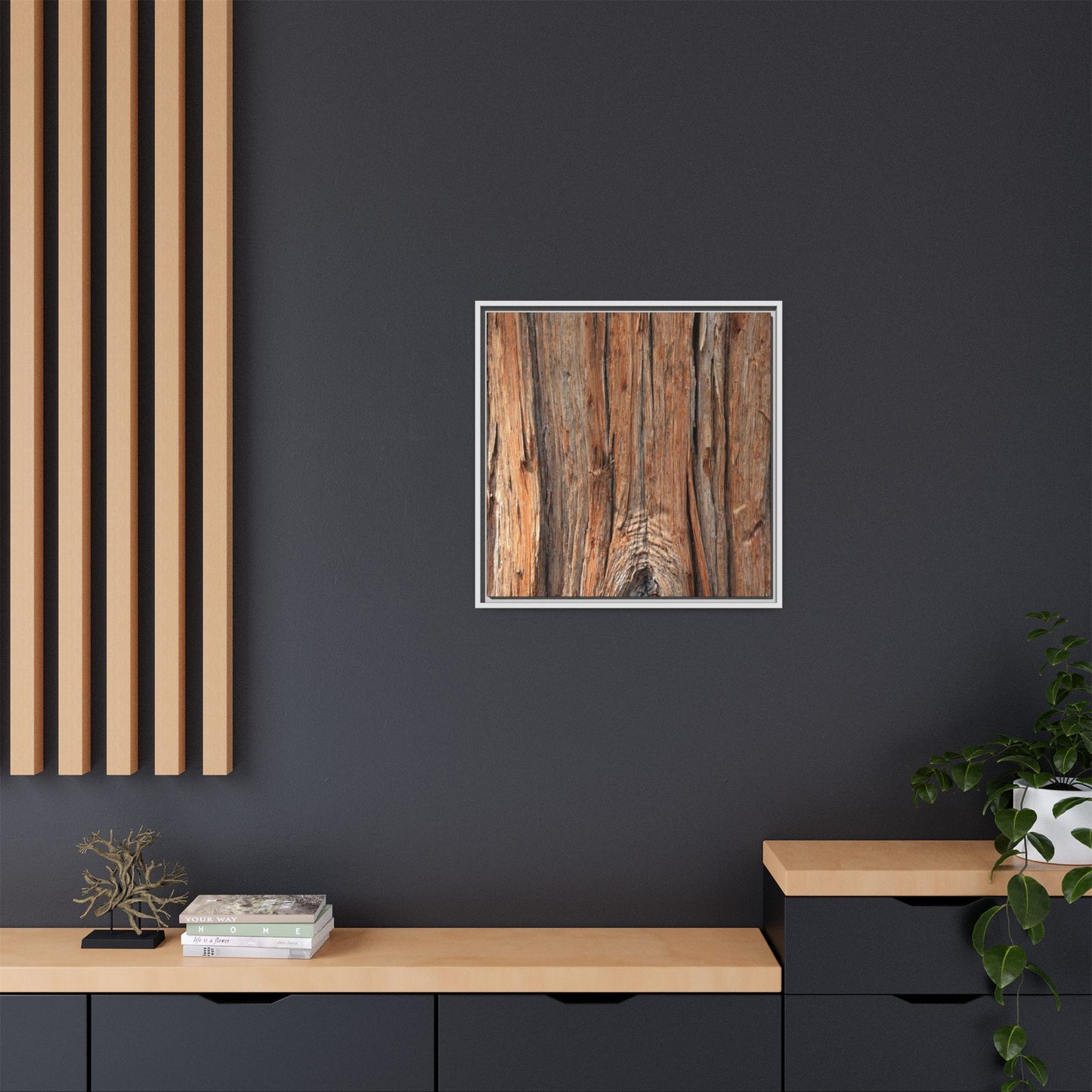 Echoes of Timber - Unique Stretched Canvas Wall Art