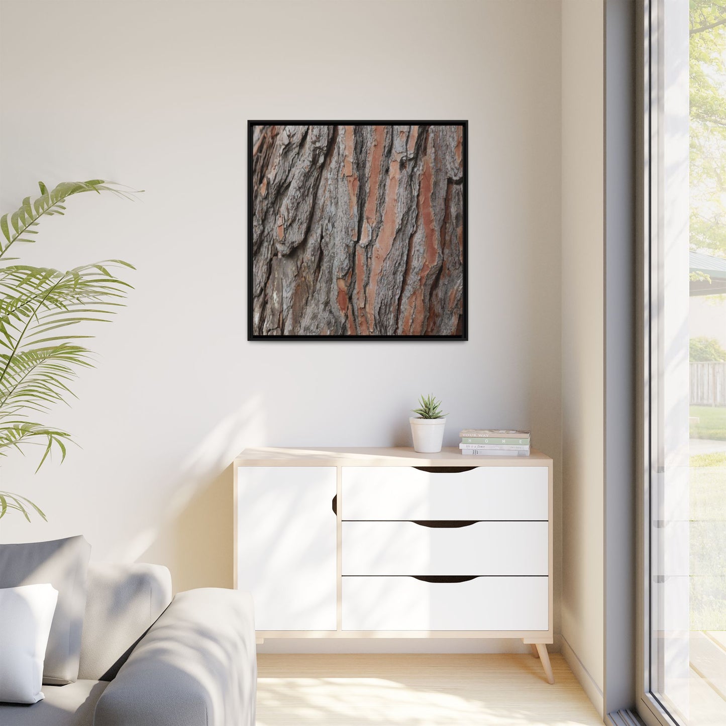 Woodland Layers - Unique Stretched Canvas Wall Art