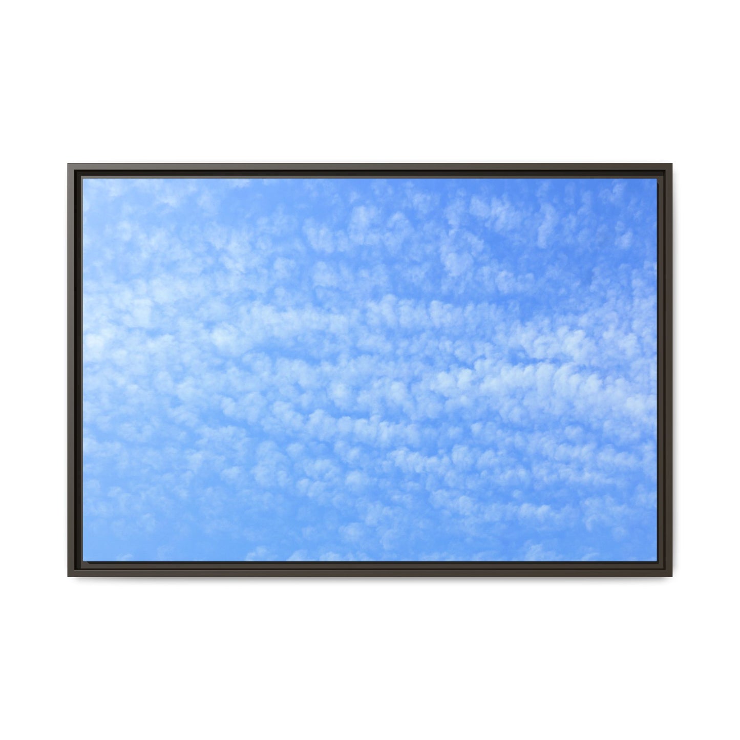 Wispy Blue Dreams - Unique Stretched Canvas Wall Art