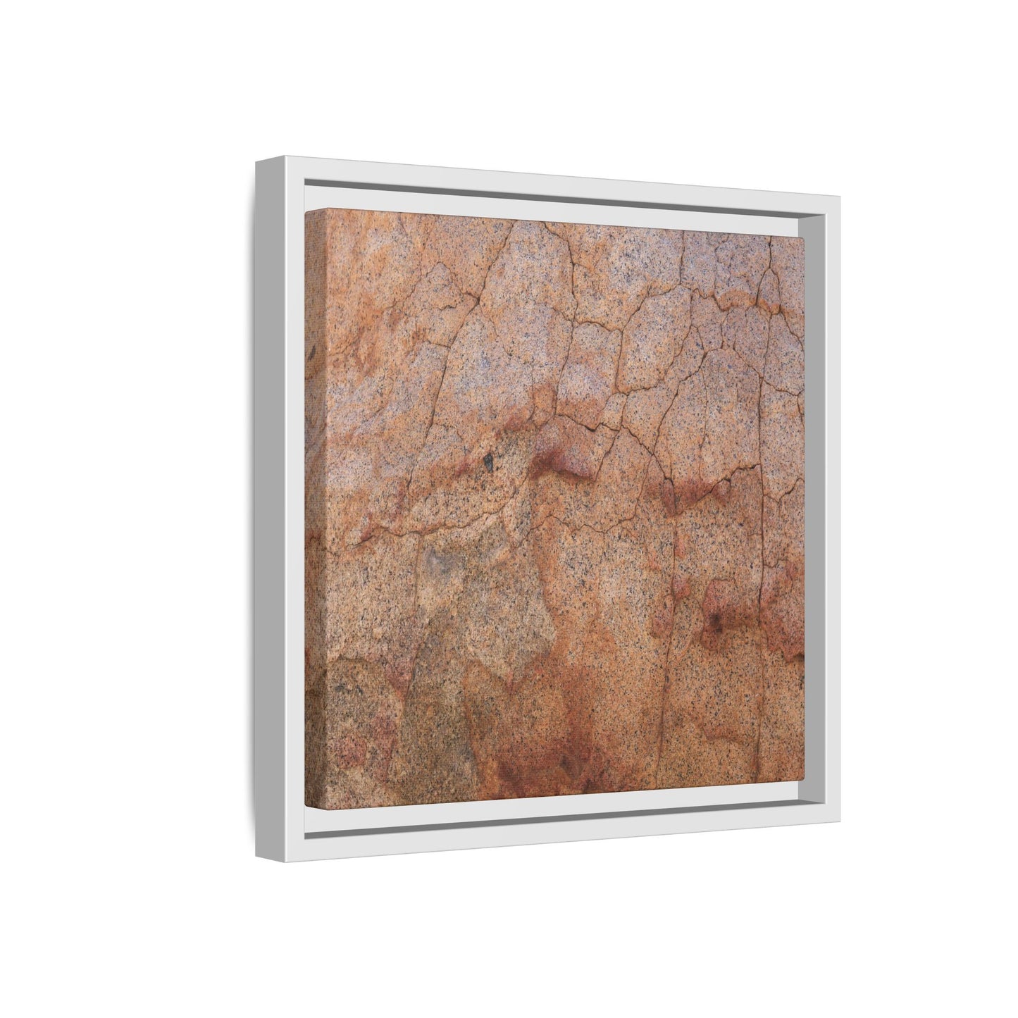 Russet Fissures - Unique Stretched Canvas Wall Art