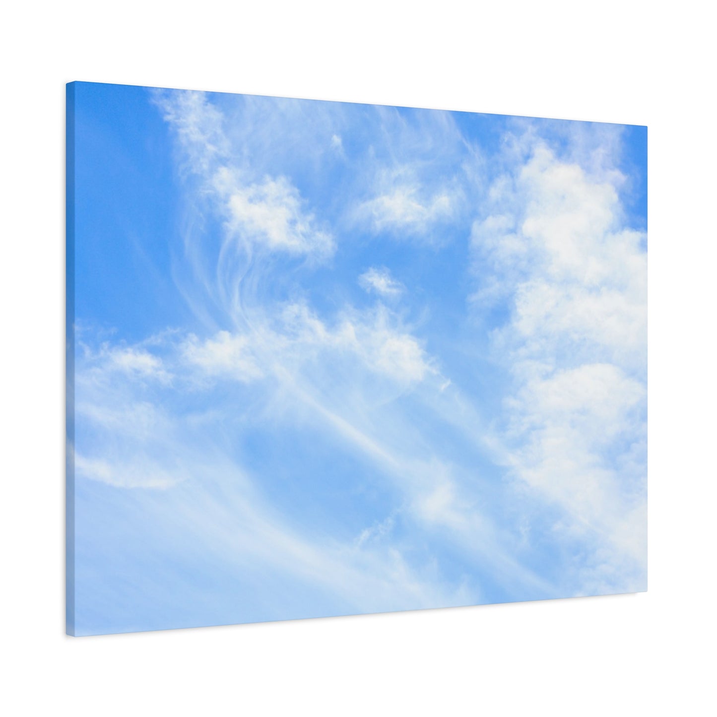 Whispers of Cerulean - Unique Frameless Canvas Wall Art