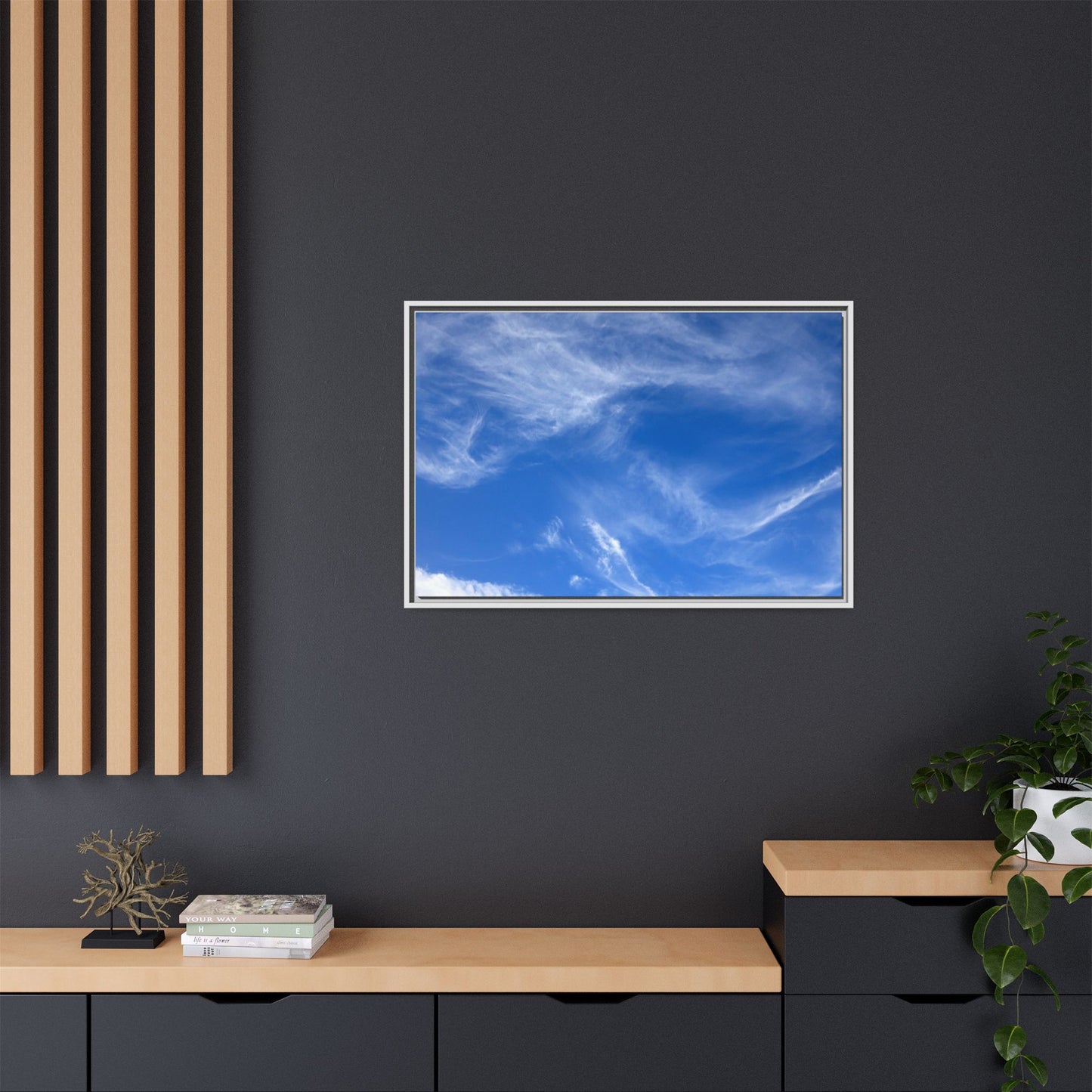 Cloudscape Reverie - Unique Stretched Canvas Wall Art