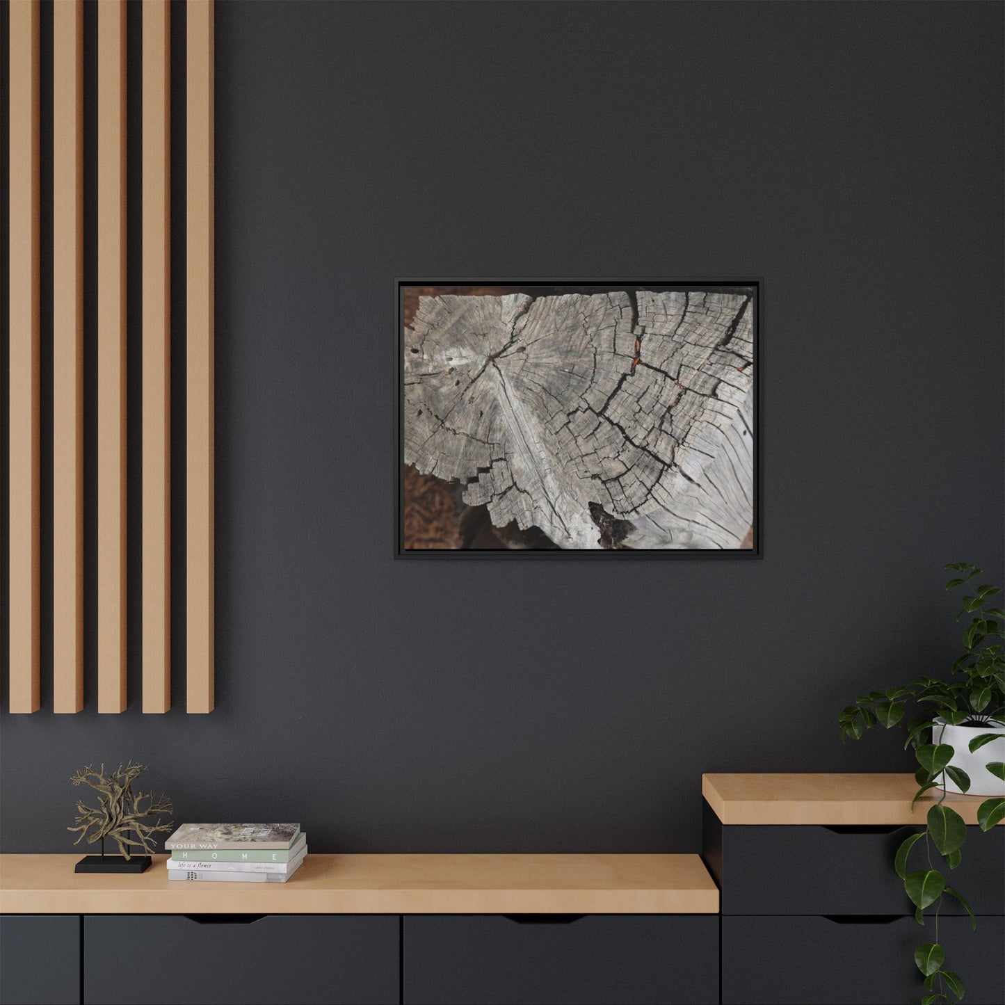 Time's Signature - Unique Stretched Canvas Wall Art