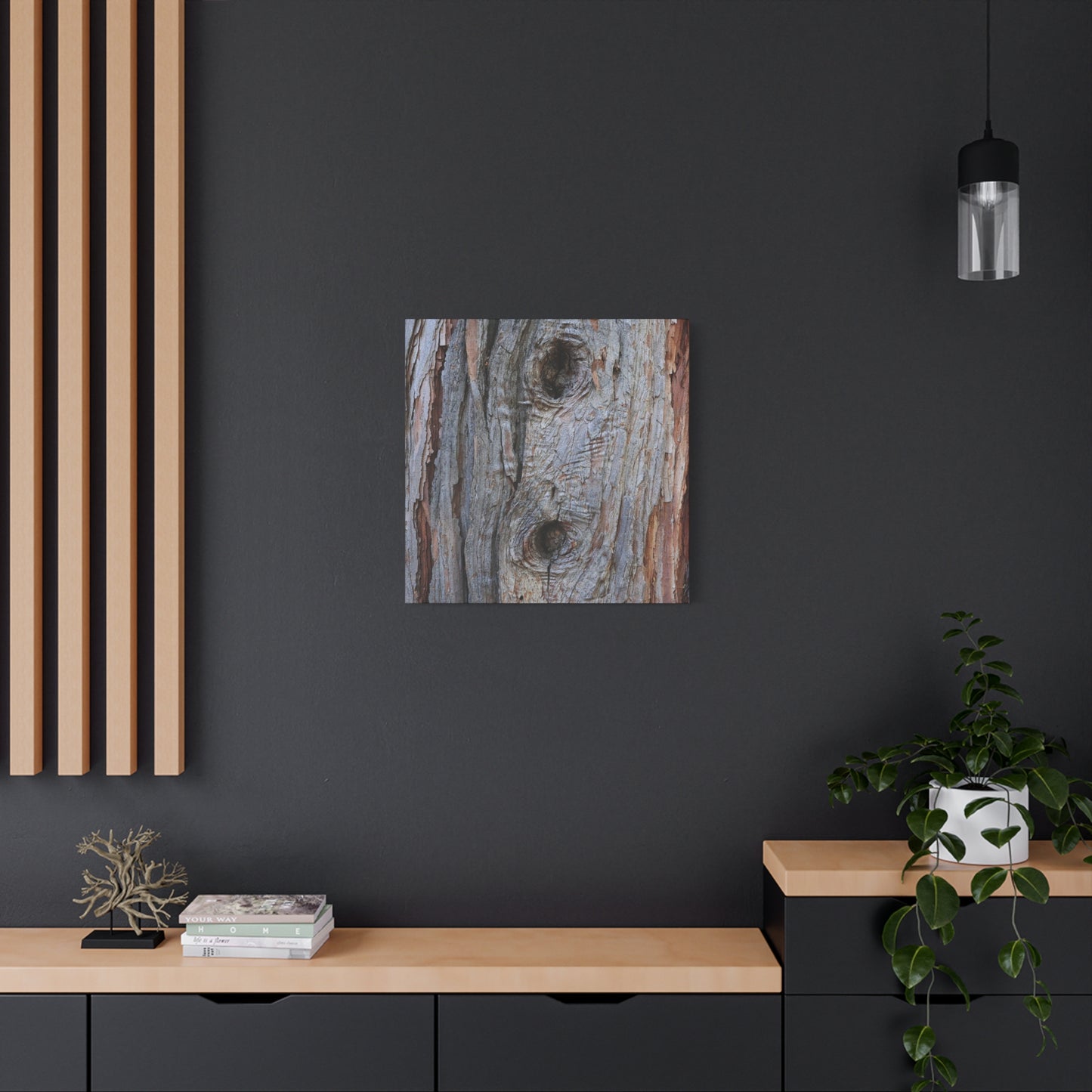 Wooden Memoir - Unique Frameless Canvas Wall Art