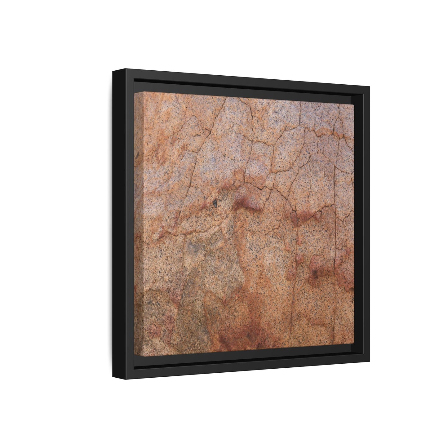 Russet Fissures - Unique Stretched Canvas Wall Art
