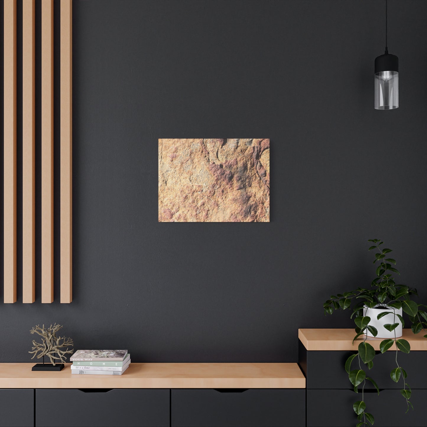 Terracotta Tears - Unique Frameless Canvas Wall Art