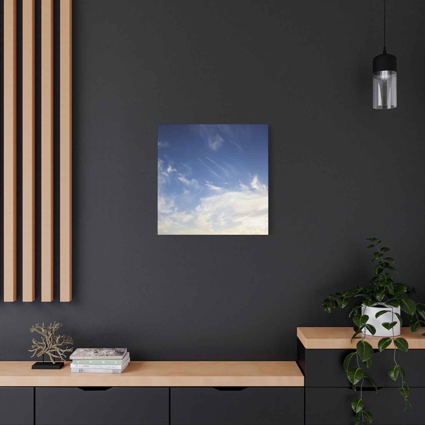 Sky's Breath - Unique Frameless Canvas Wall Art