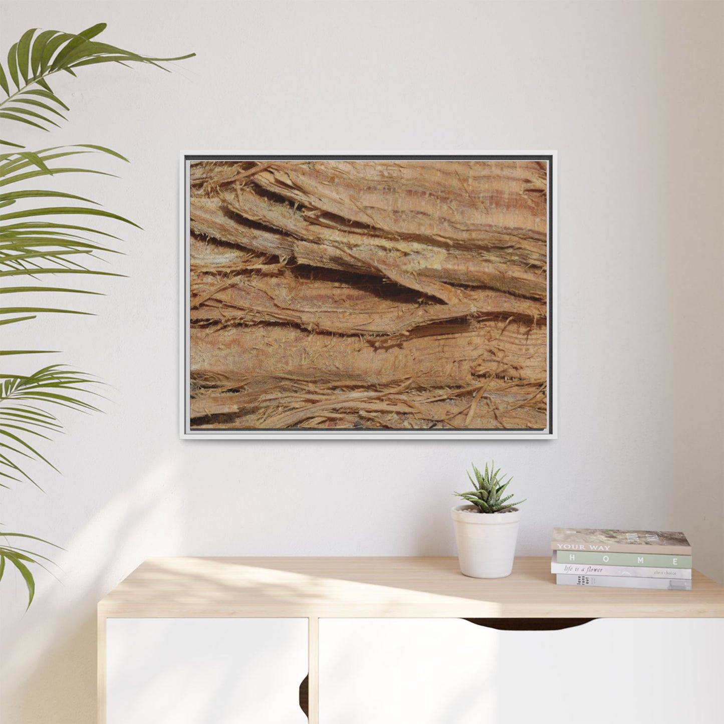 Splintered Bark - Unique Stretched Canvas Wall Art