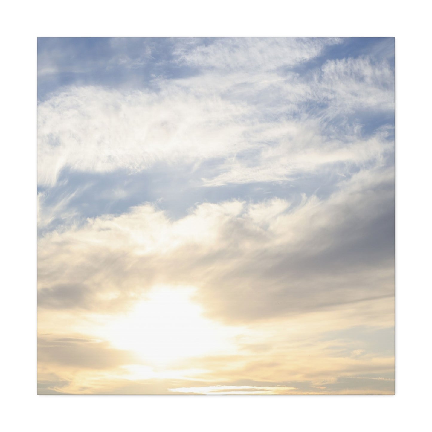 Whispers of Ethereal Light - Unique Frameless Canvas Wall Art