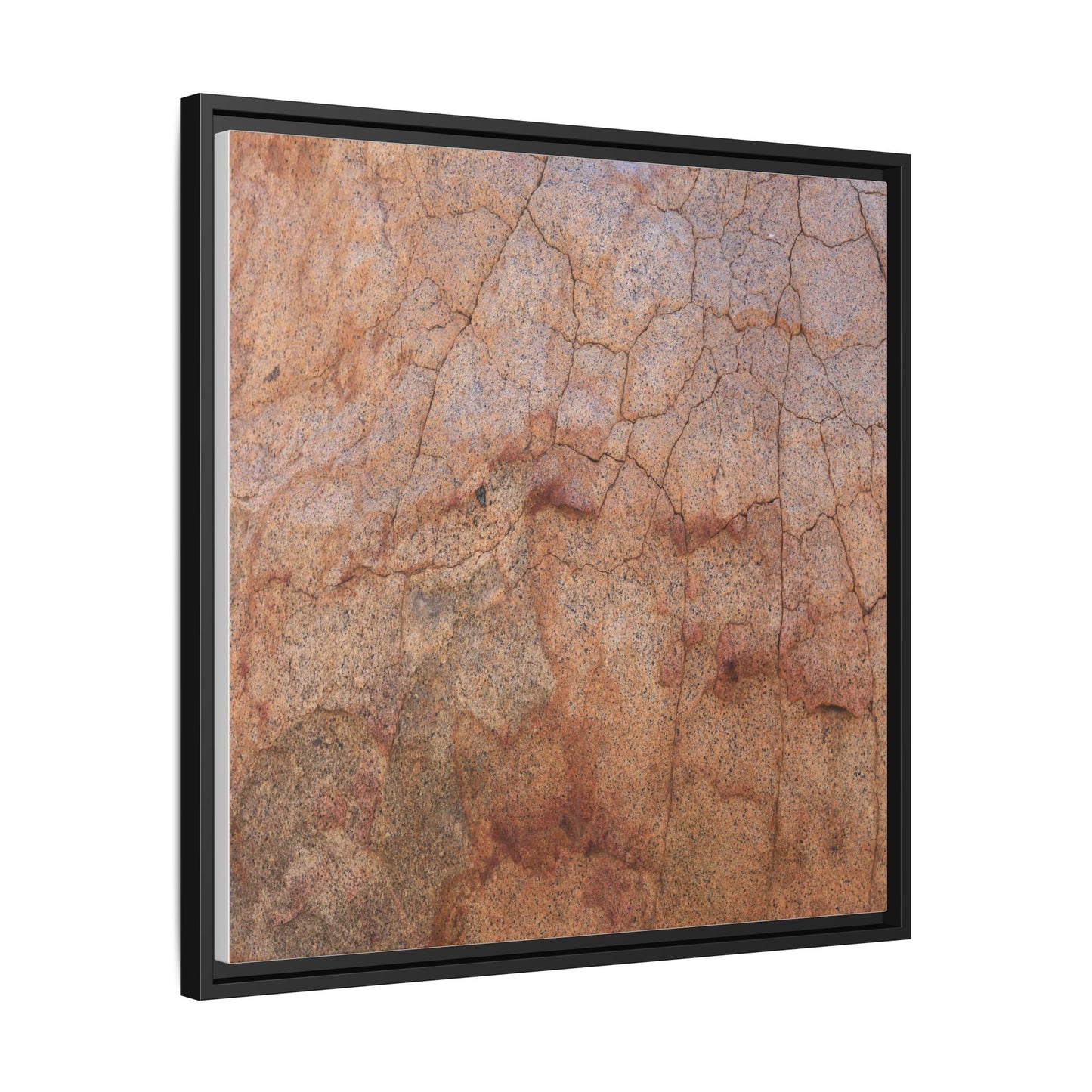 Russet Fissures - Unique Stretched Canvas Wall Art