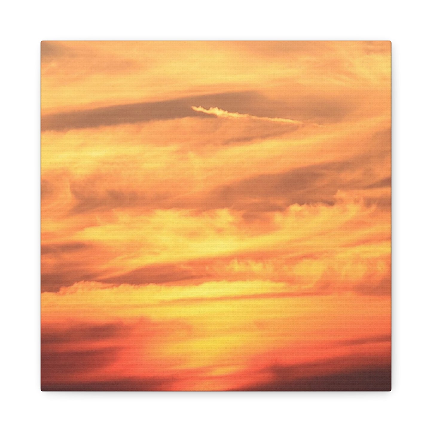 Golden Whispers - Unique Frameless Canvas Wall Art