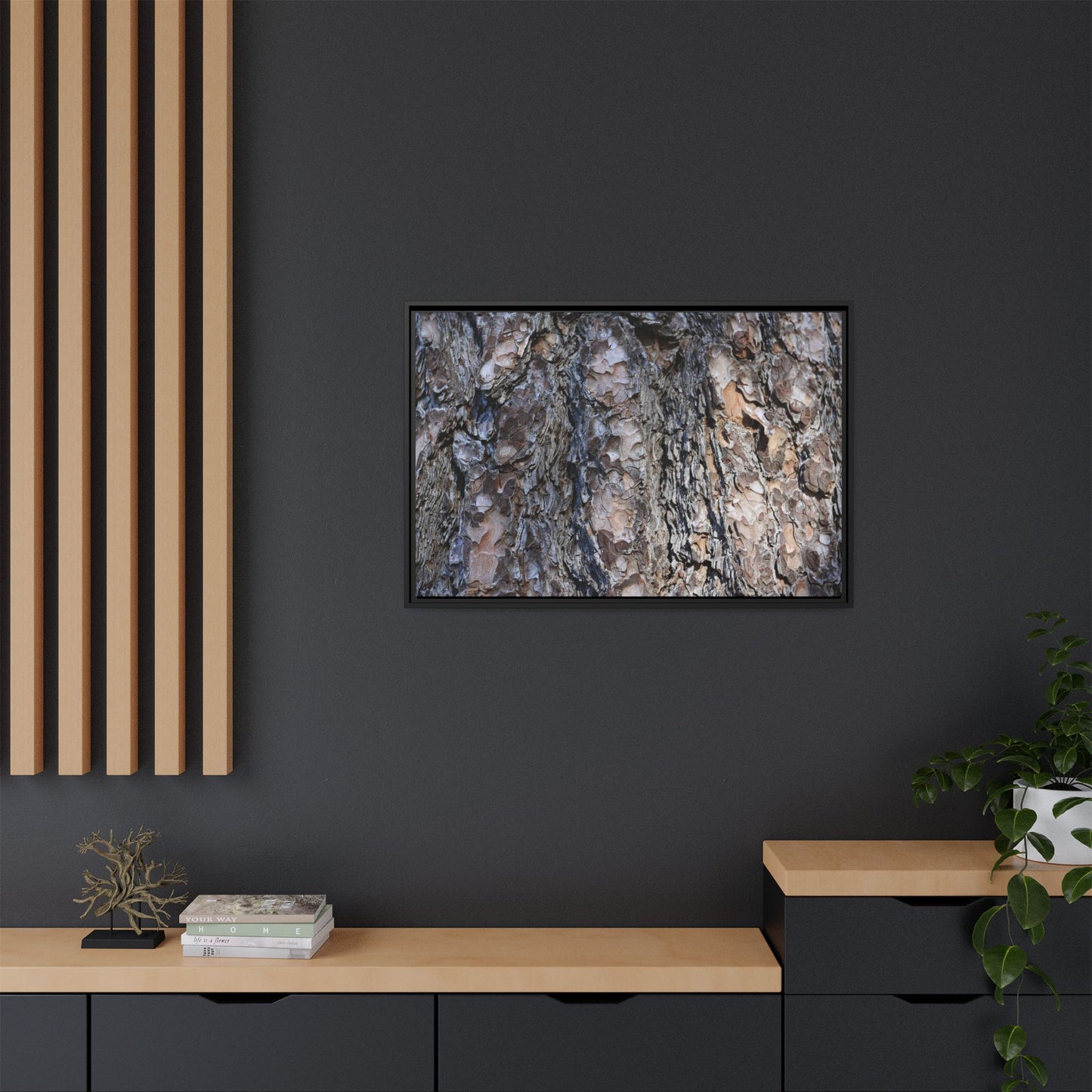 Weathered Patterns - Unique Stretched Canvas Wall Art