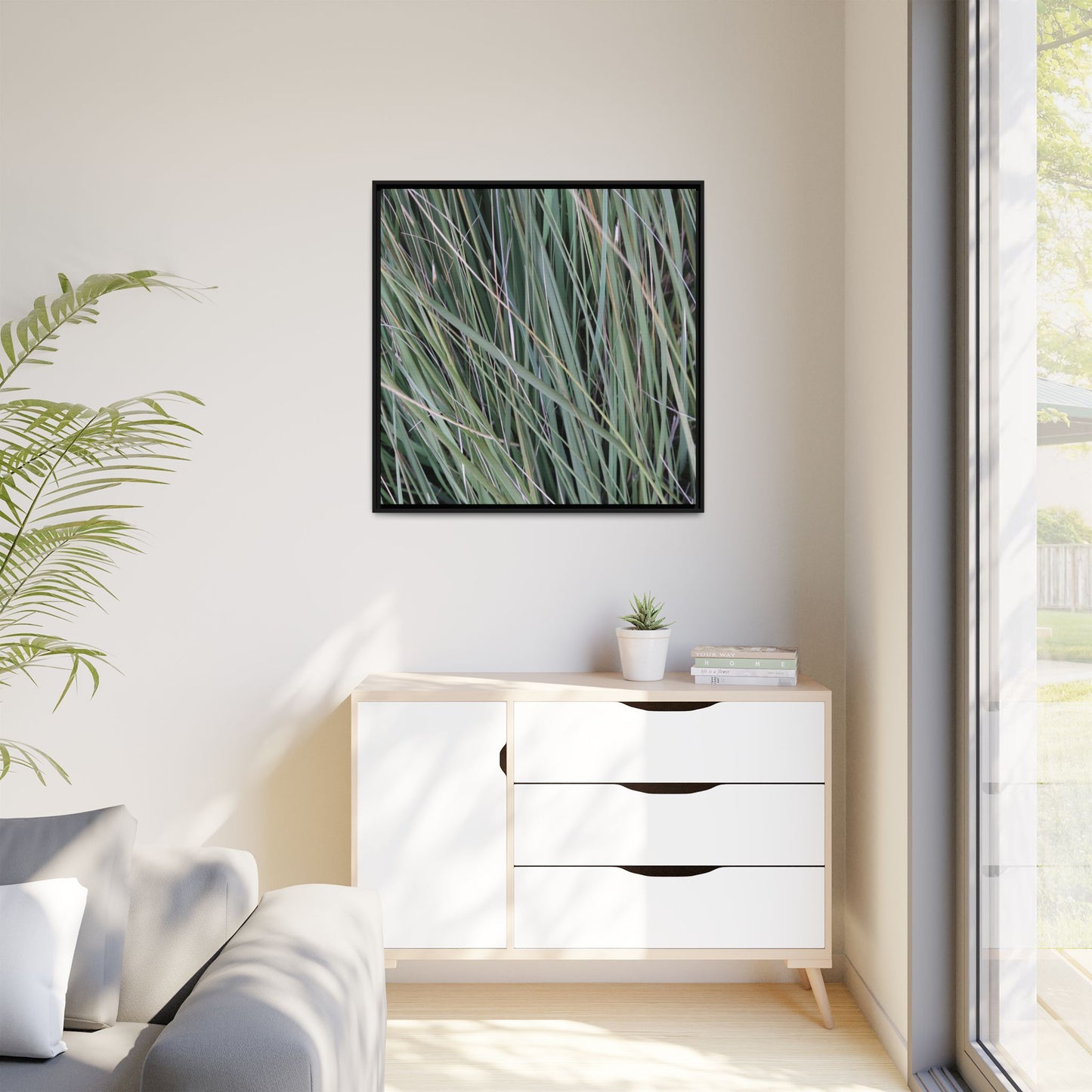 Grassland Symphony - Unique Stretched Canvas Wall Art