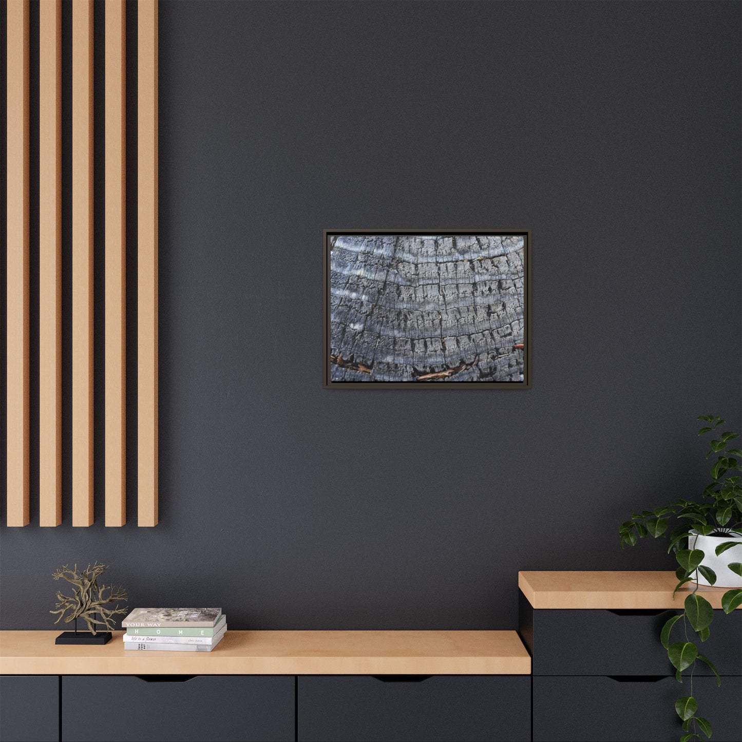 Charred Memories - Unique Stretched Canvas Wall Art