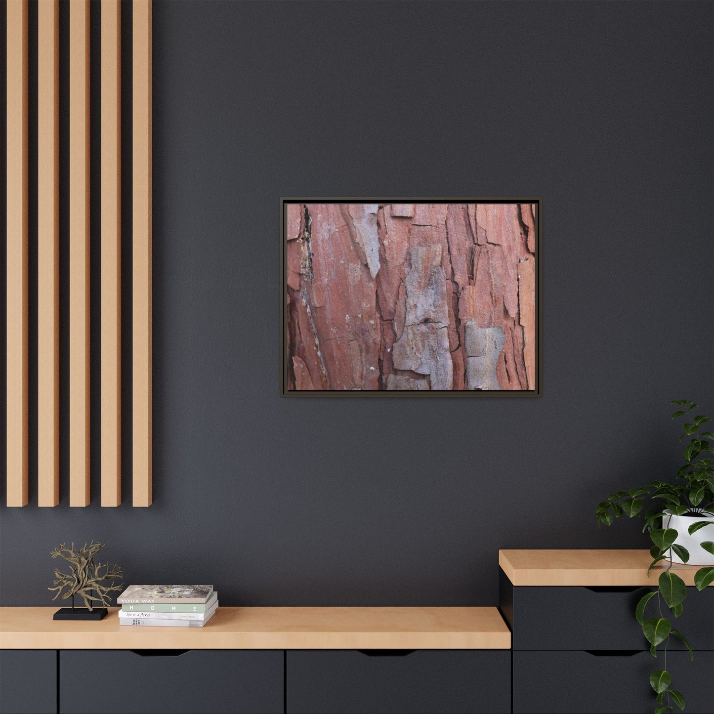 Peeling Bark - Unique Stretched Canvas Wall Art