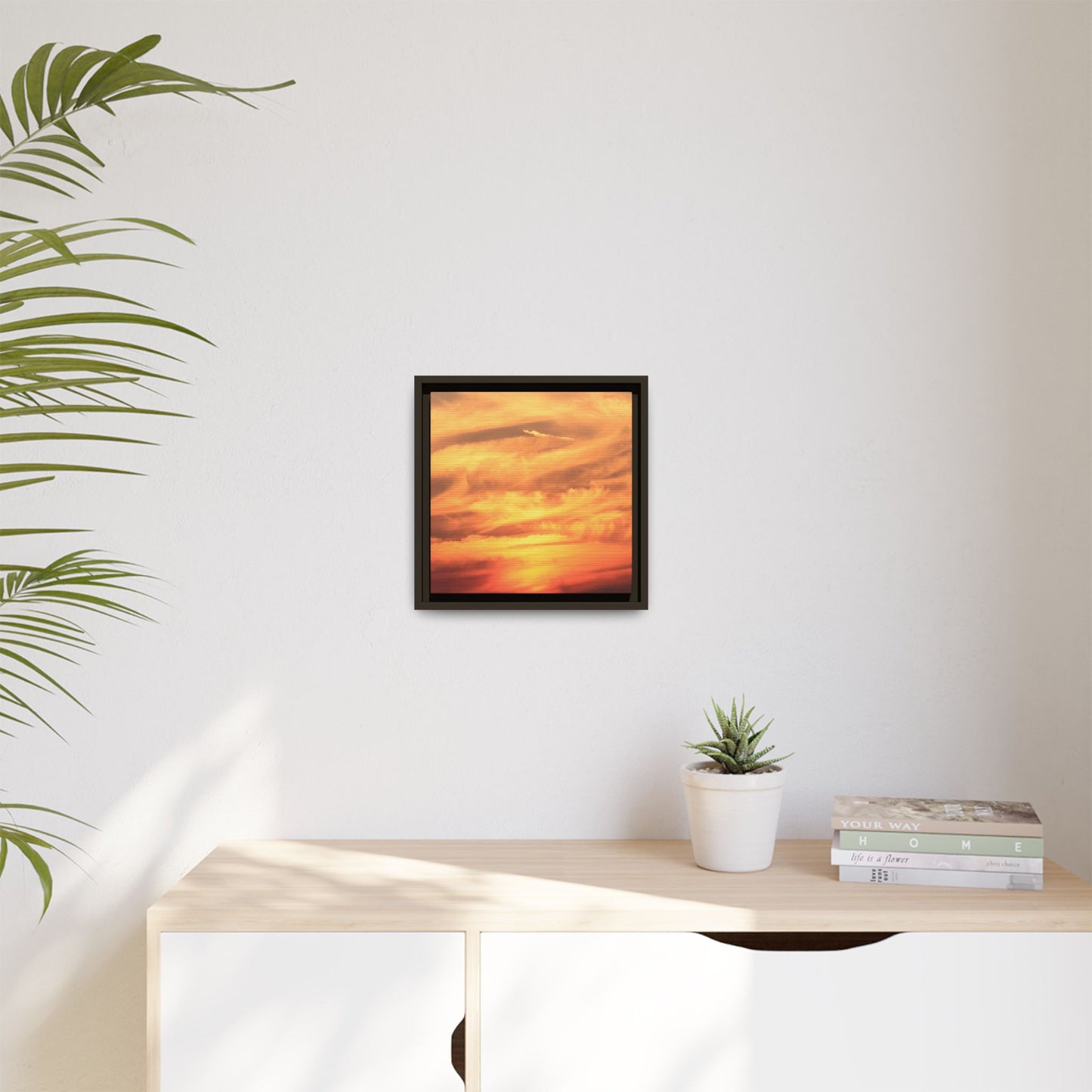 Burning Skies - Unique Stretched Canvas Wall Art