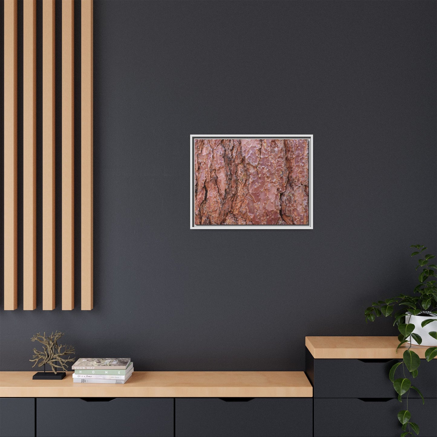 Russet Ridges - Unique Stretched Canvas Wall Art
