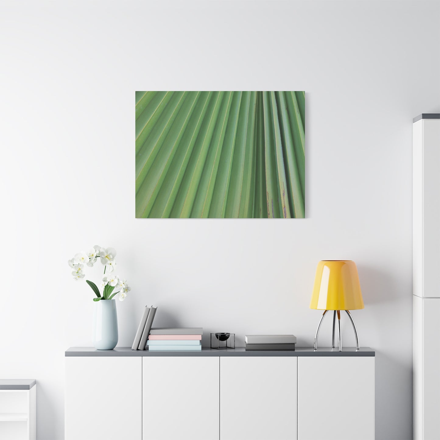 Palm Pulse - Unique Frameless Canvas Wall Art