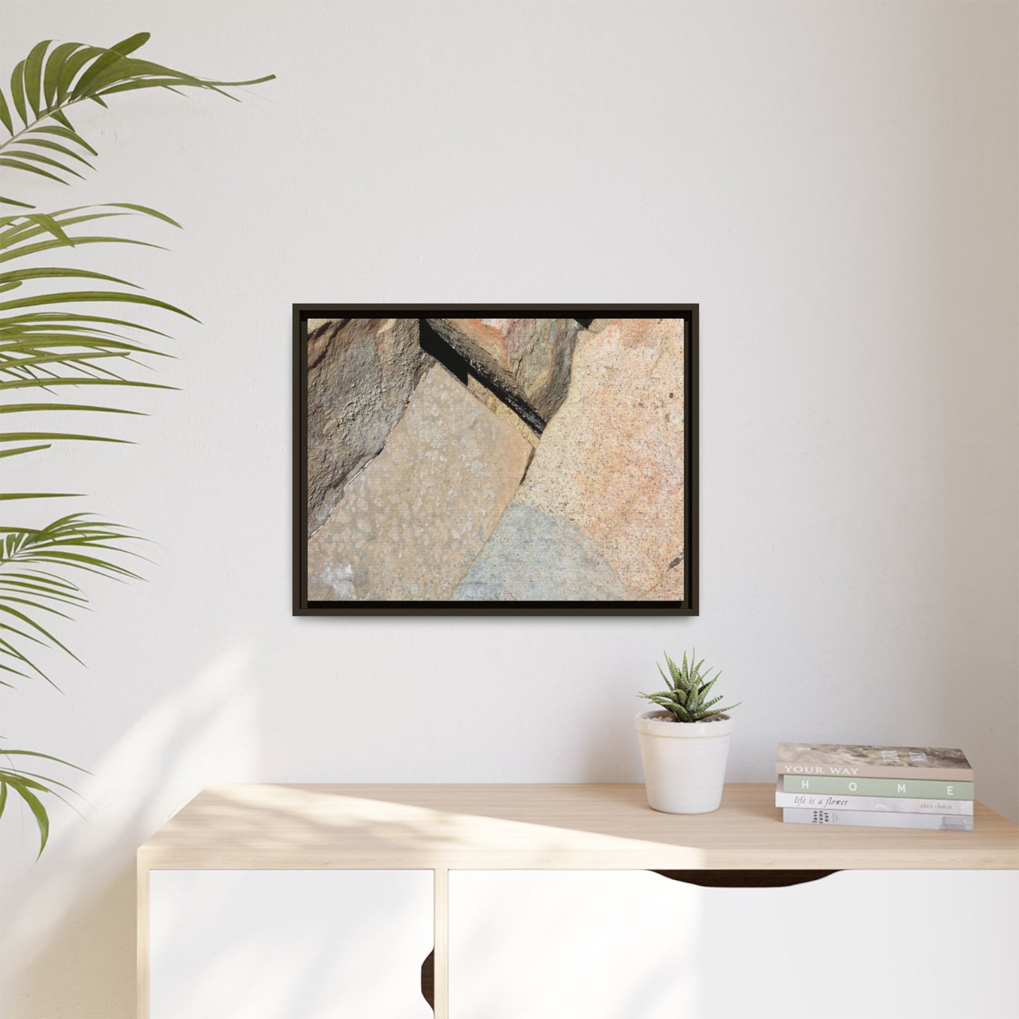 Rock Fragment - Unique Stretched Canvas Wall Art