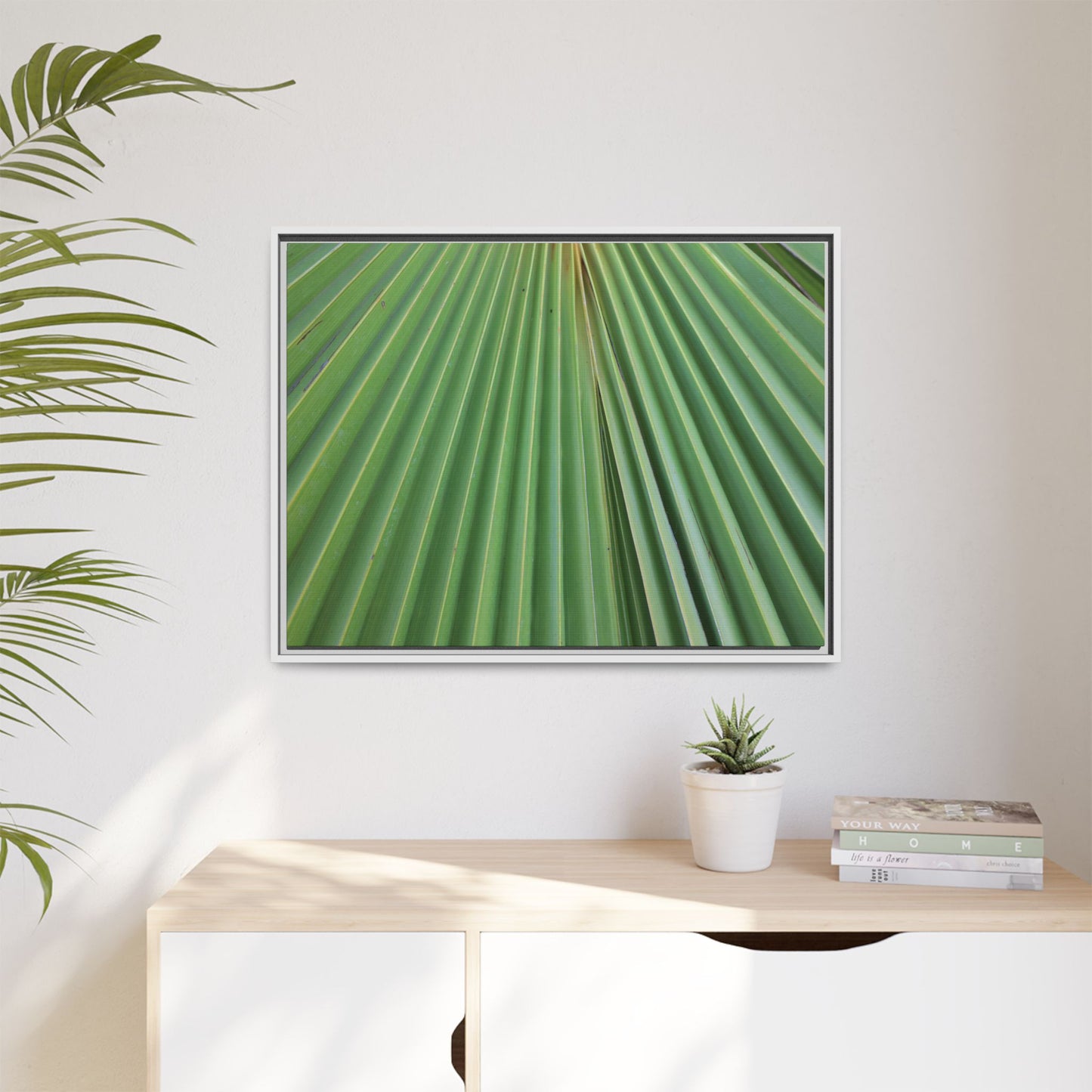 Verdant Veins - Unique Stretched Canvas Wall Art