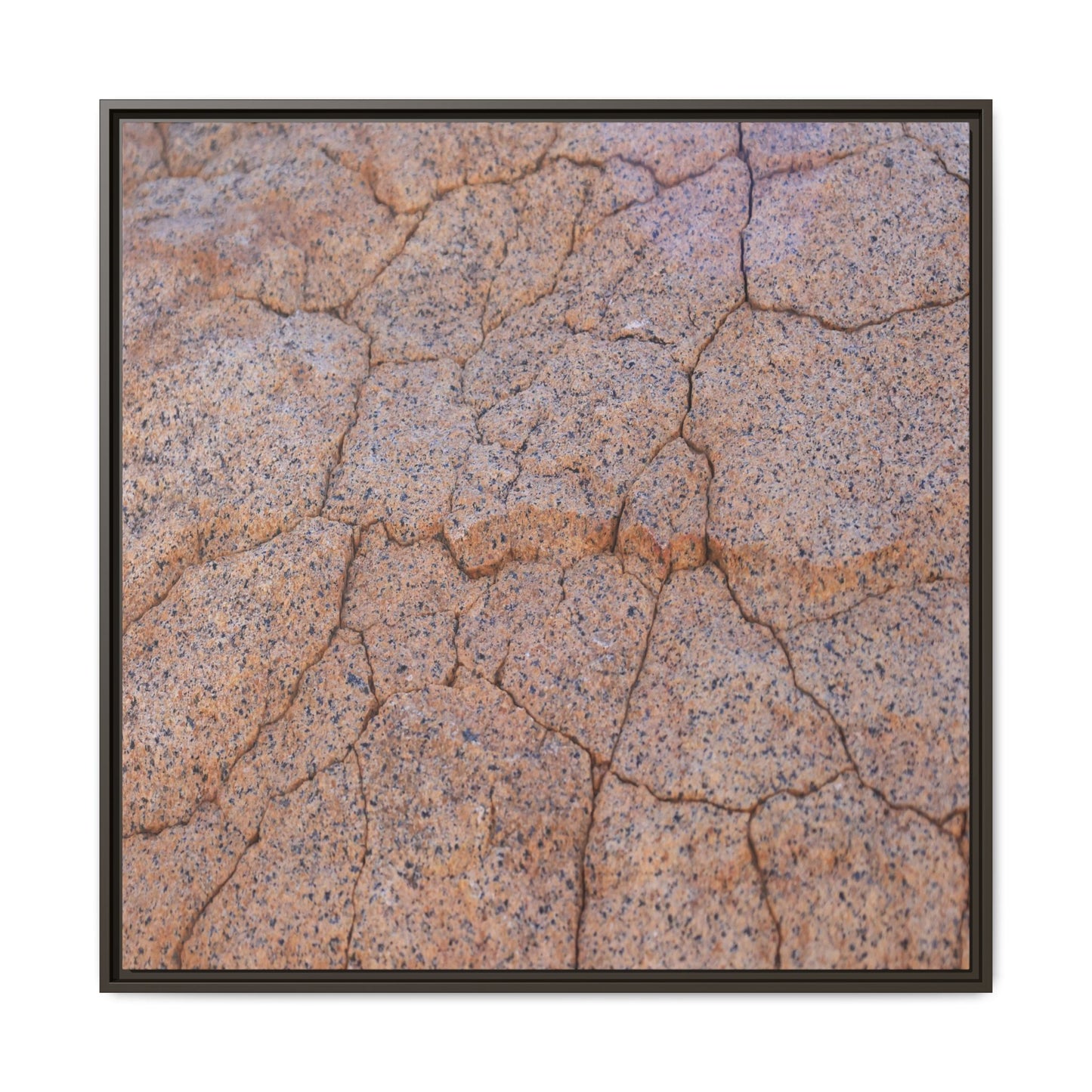 Fragmented Earth - Unique Stretched Canvas Wall Art