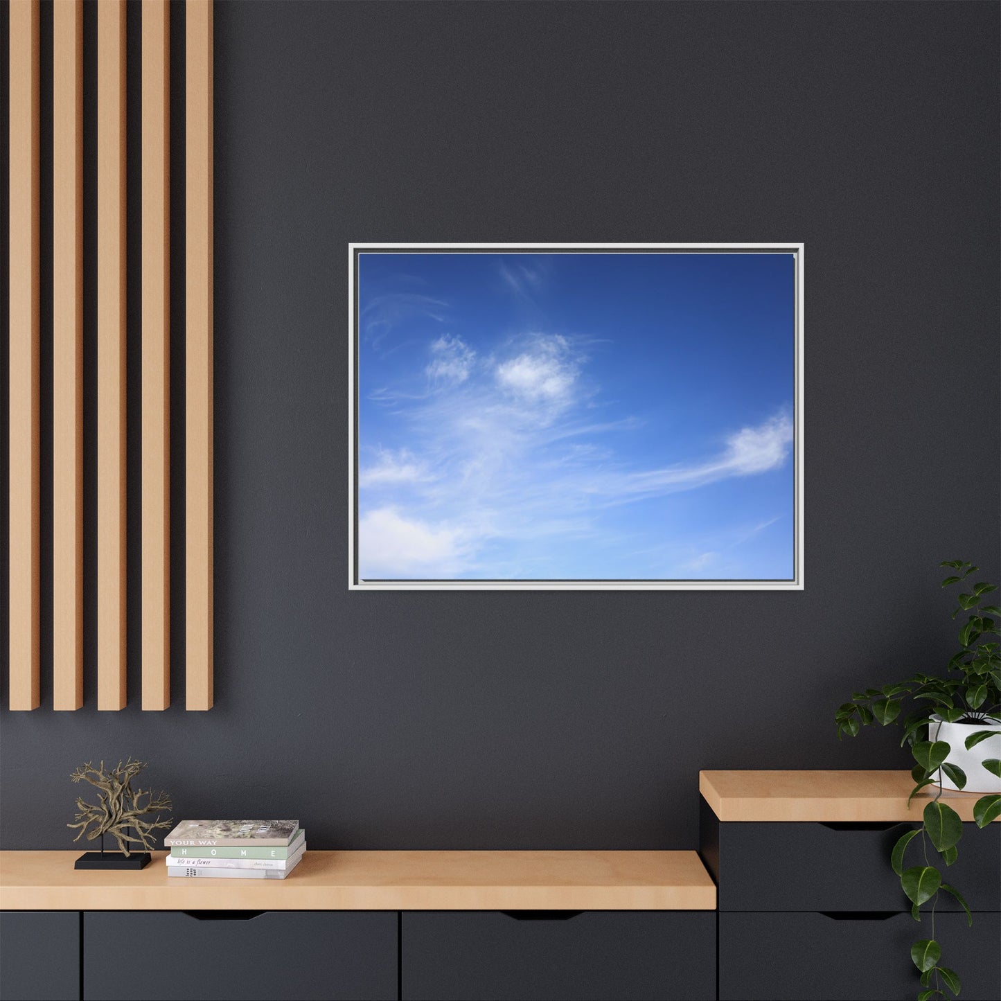 Blue Serenity - Unique Stretched Canvas Wall Art