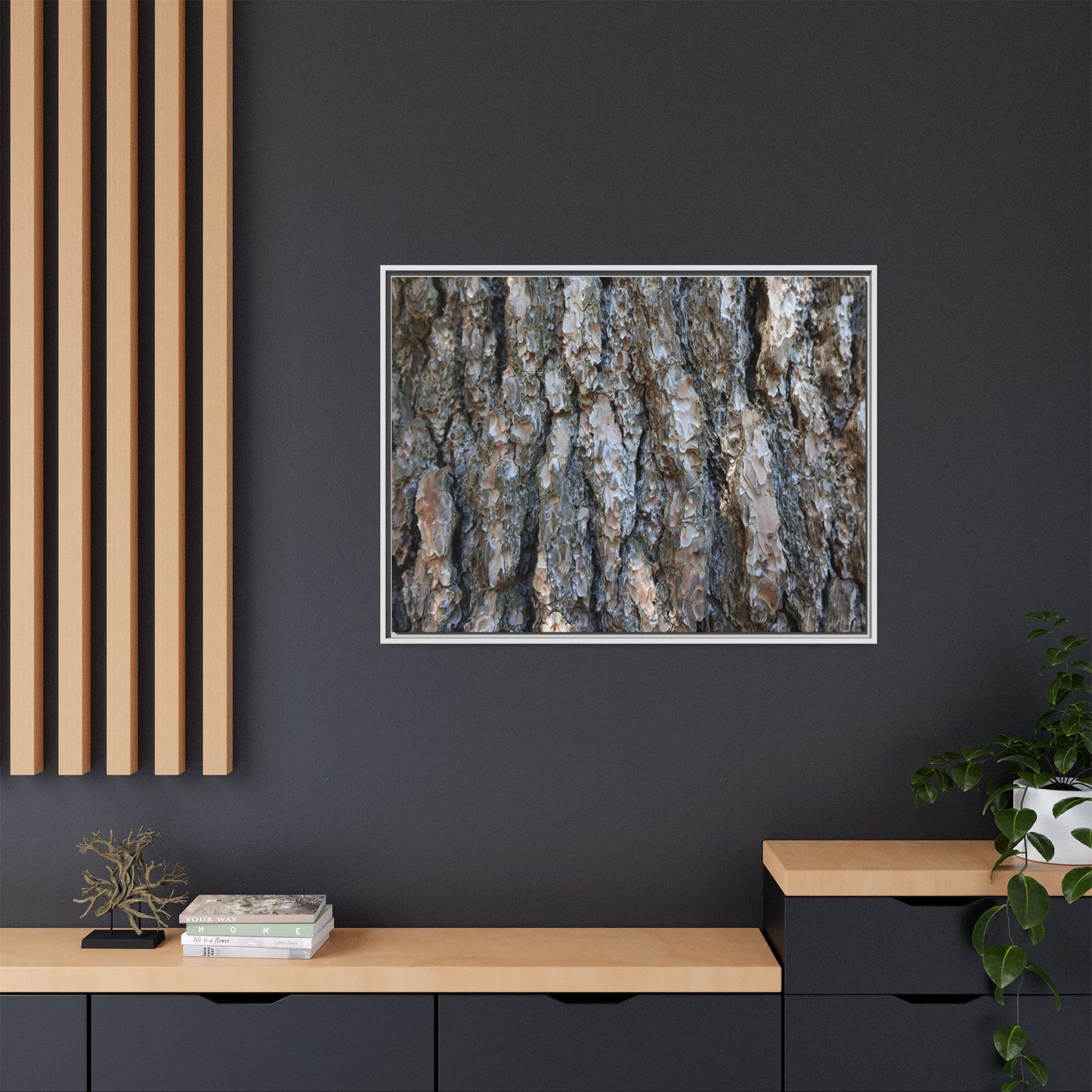 Bark Whispers - Unique Stretched Canvas Wall Art