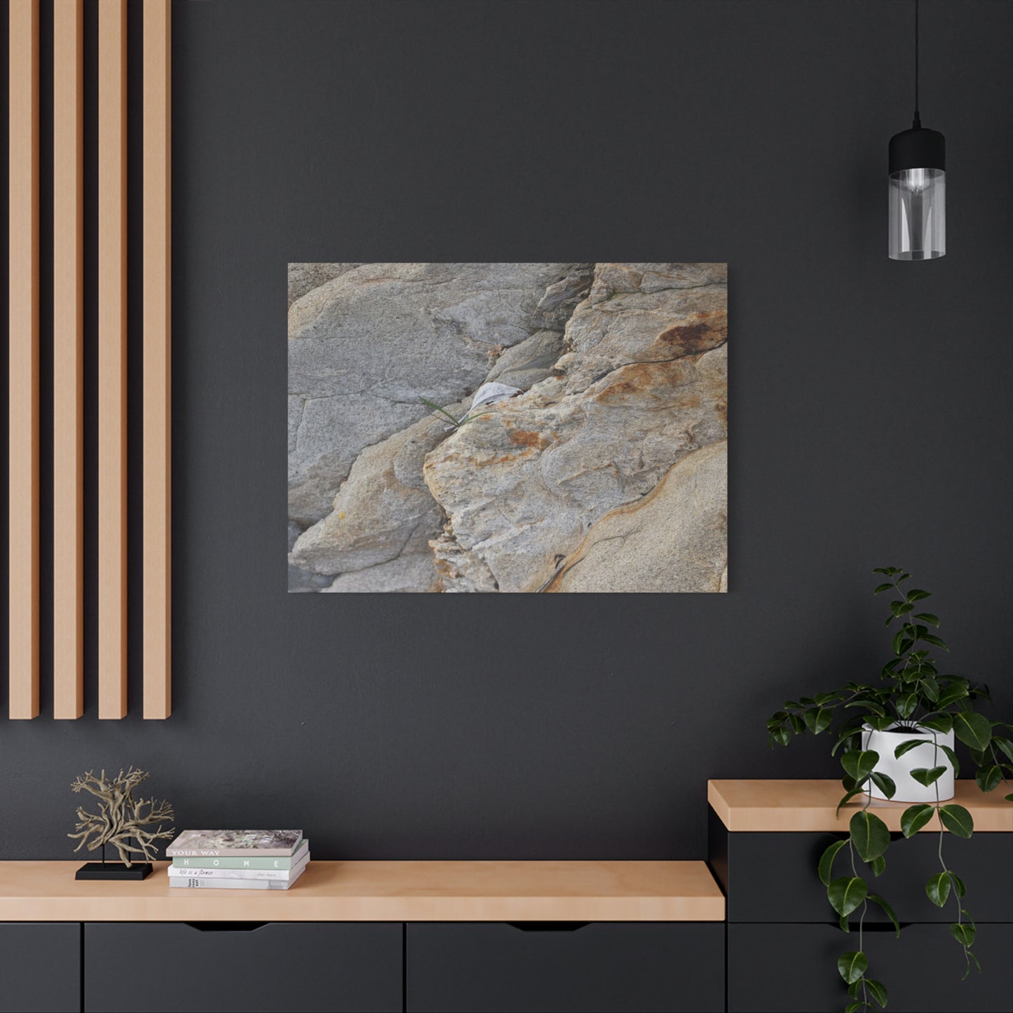 Fractal Earth - Unique Frameless Canvas Wall Art