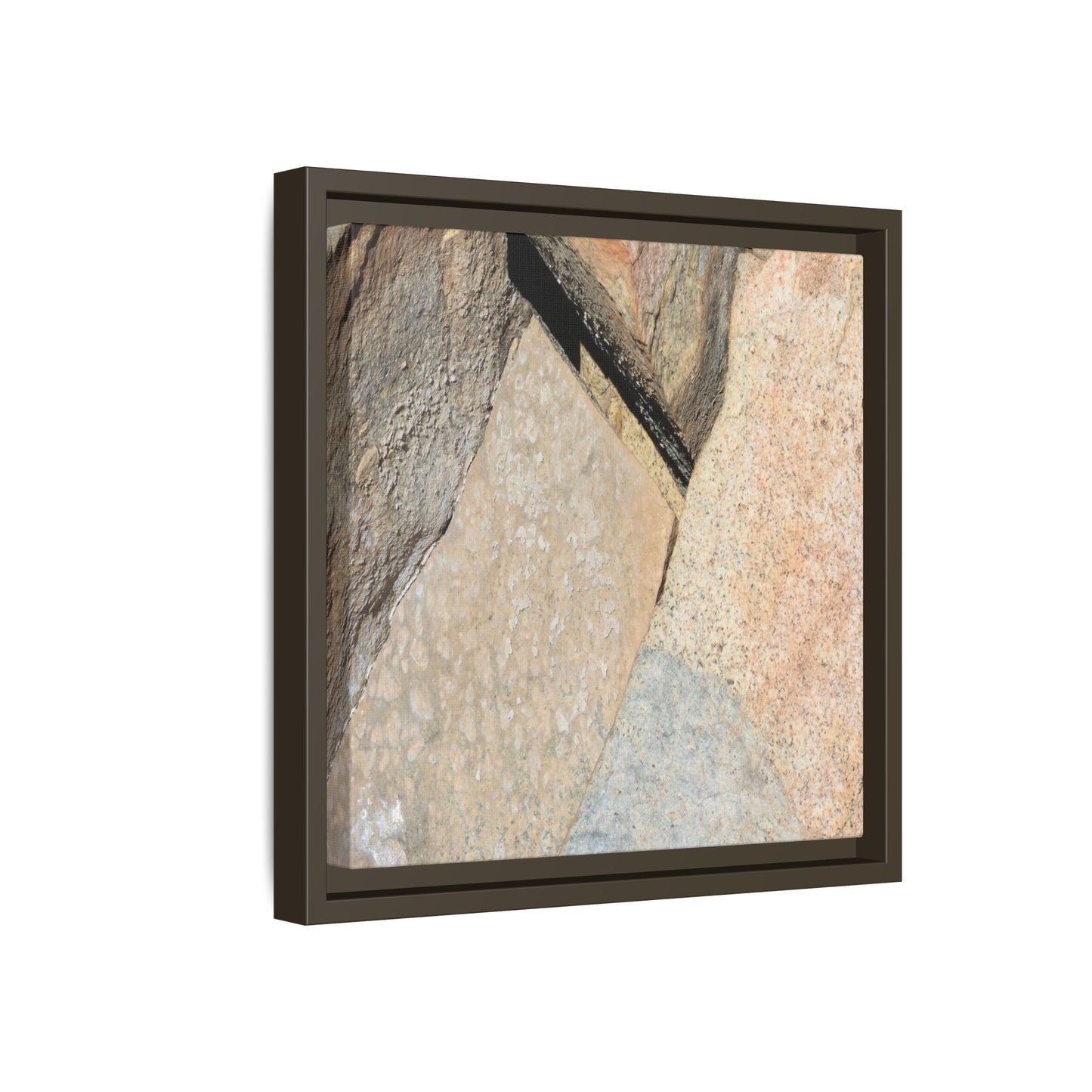 Rock Fragment - Unique Stretched Canvas Wall Art