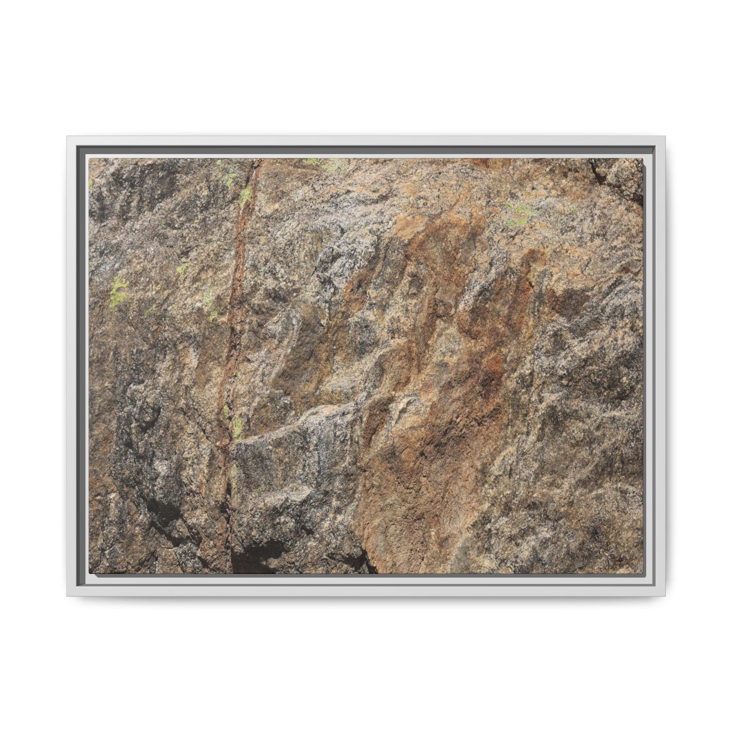 Weathered Rock Formation - Unique Stretched Canvas Wall Art