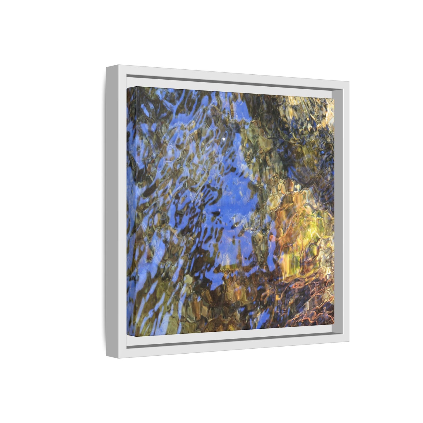 Watery Kaleidoscope - Unique Stretched Canvas Wall Art