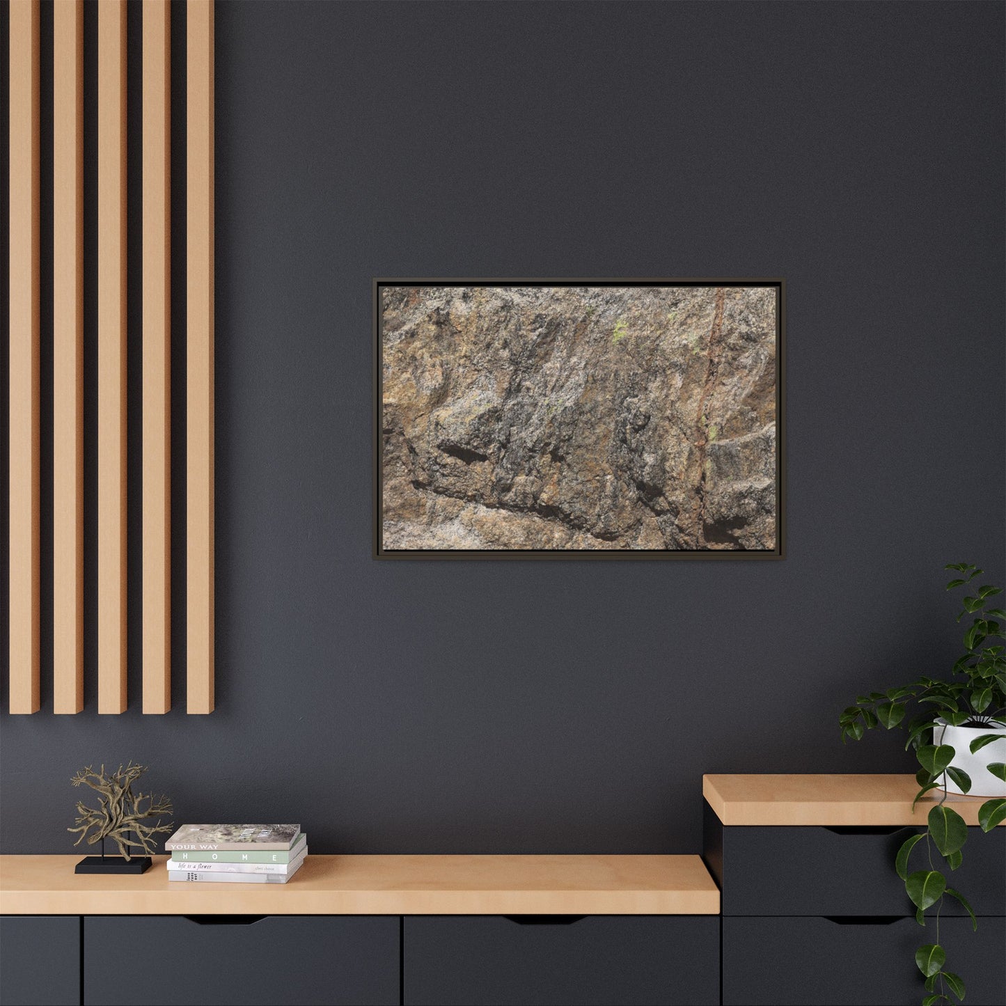 Weathered Time - Unique Stretched Canvas Wall Art