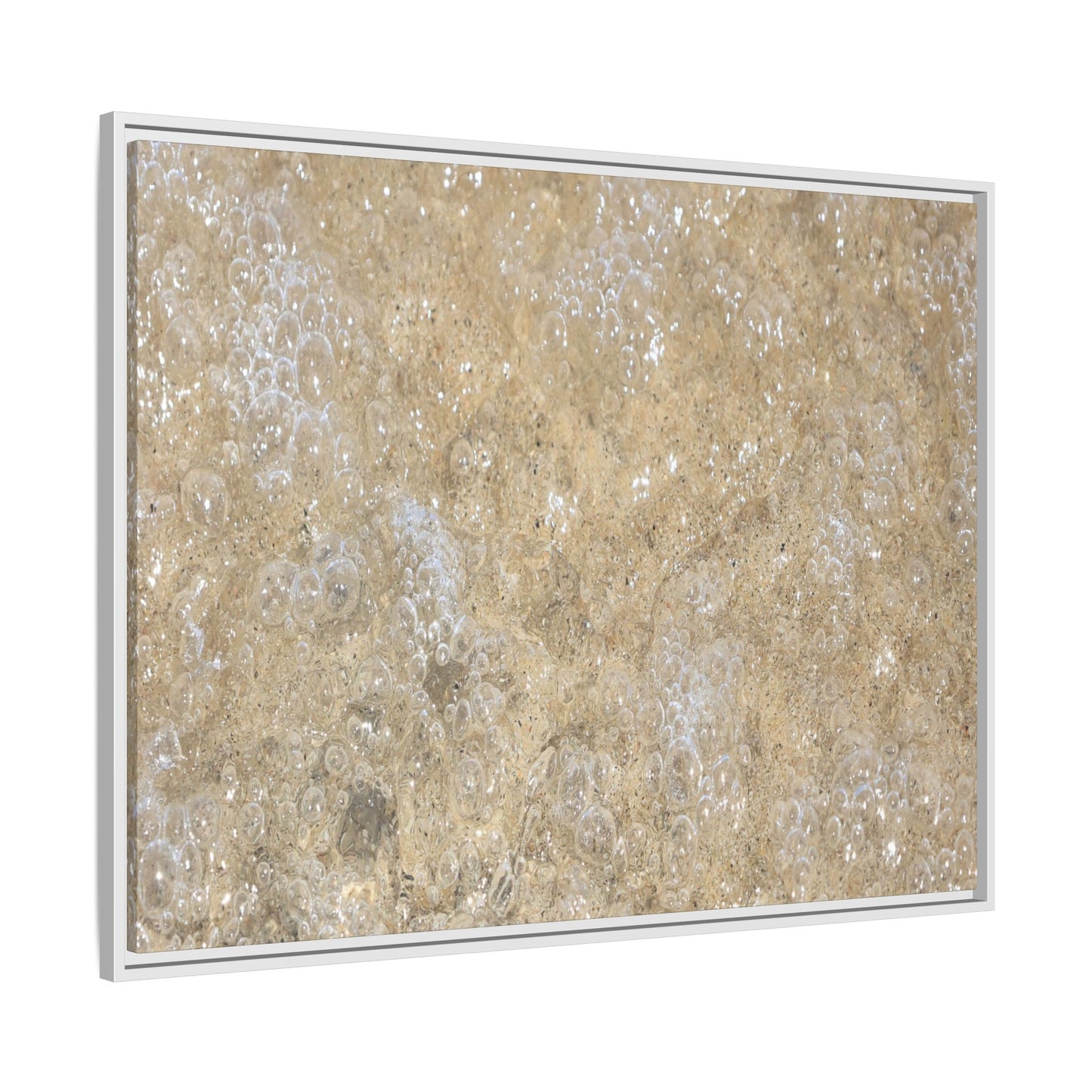 Bubbling Sand - Unique Stretched Canvas Wall Art