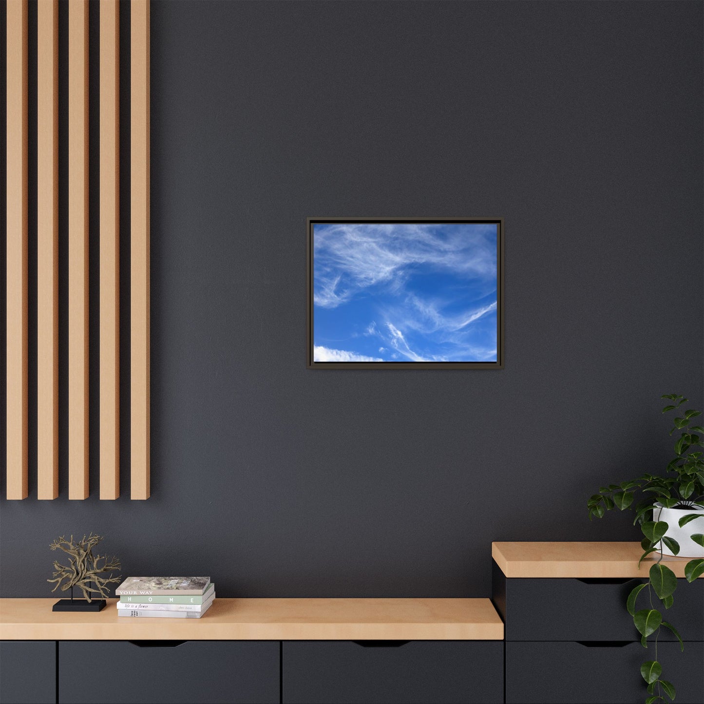 Cloudscape Reverie - Unique Stretched Canvas Wall Art
