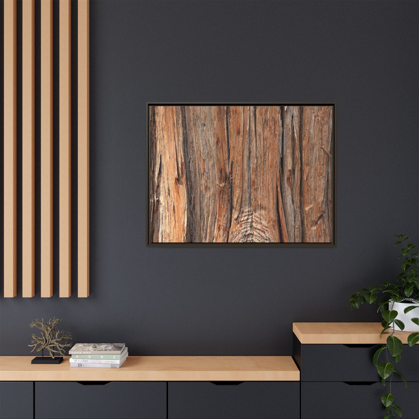 Echoes of Timber - Unique Stretched Canvas Wall Art