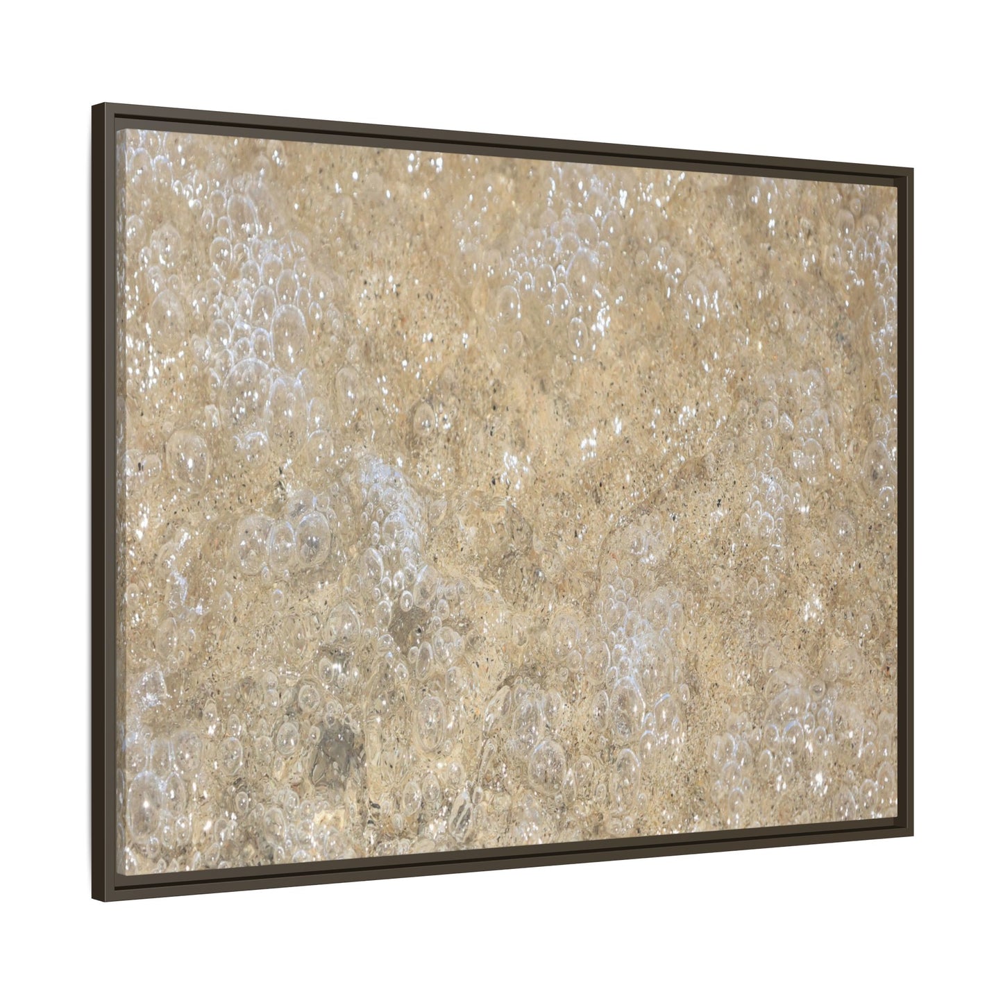 Bubbling Sand - Unique Stretched Canvas Wall Art
