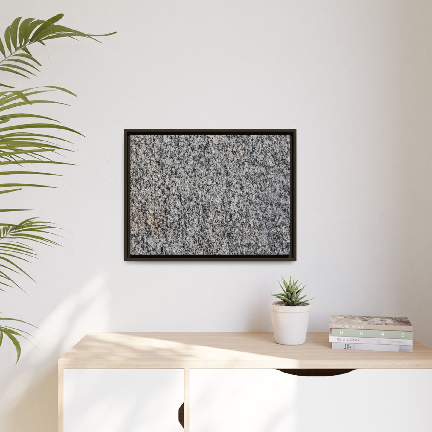 Crystalline Fusion - Unique Stretched Canvas Wall Art