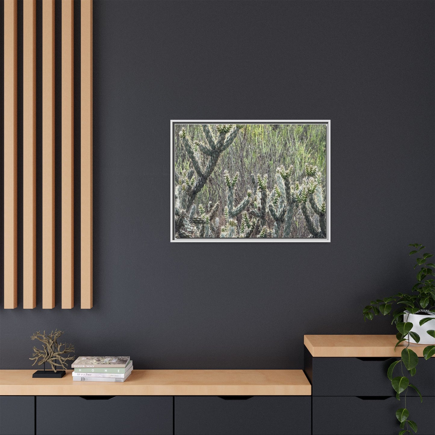 Prickly Paradise - Unique Stretched Canvas Wall Art
