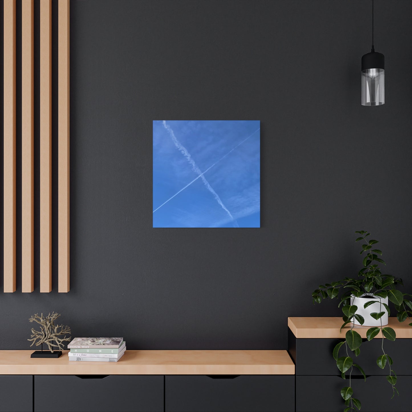Crossing Paths - Unique Frameless Canvas Wall Art