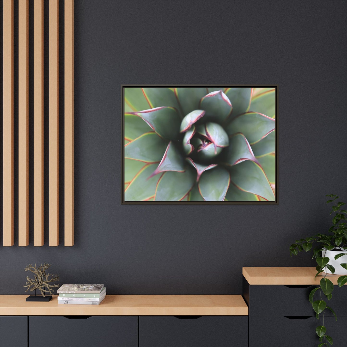 Spiky Elegance - Unique Stretched Canvas Wall Art