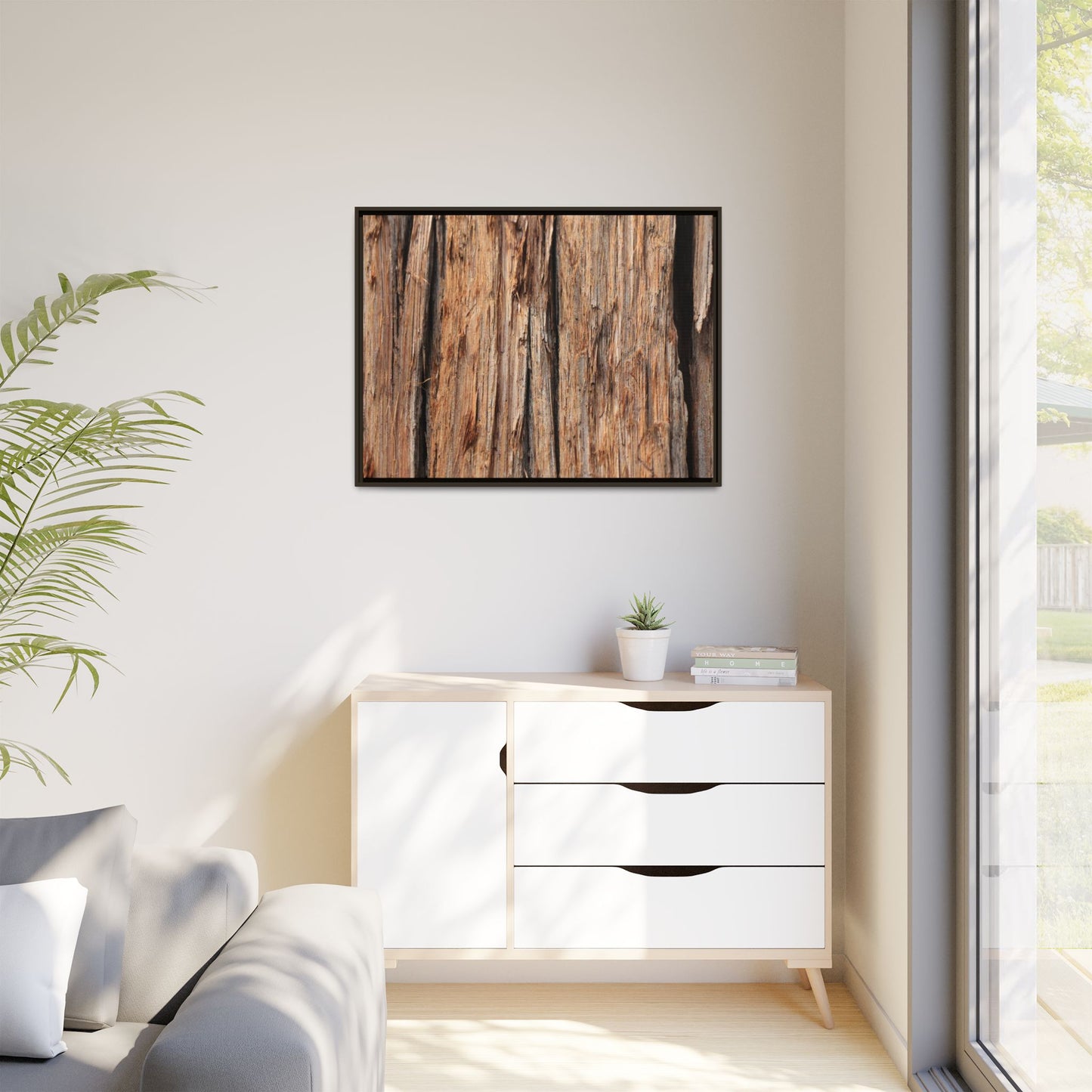 Timber Echoes - Unique Stretched Canvas Wall Art