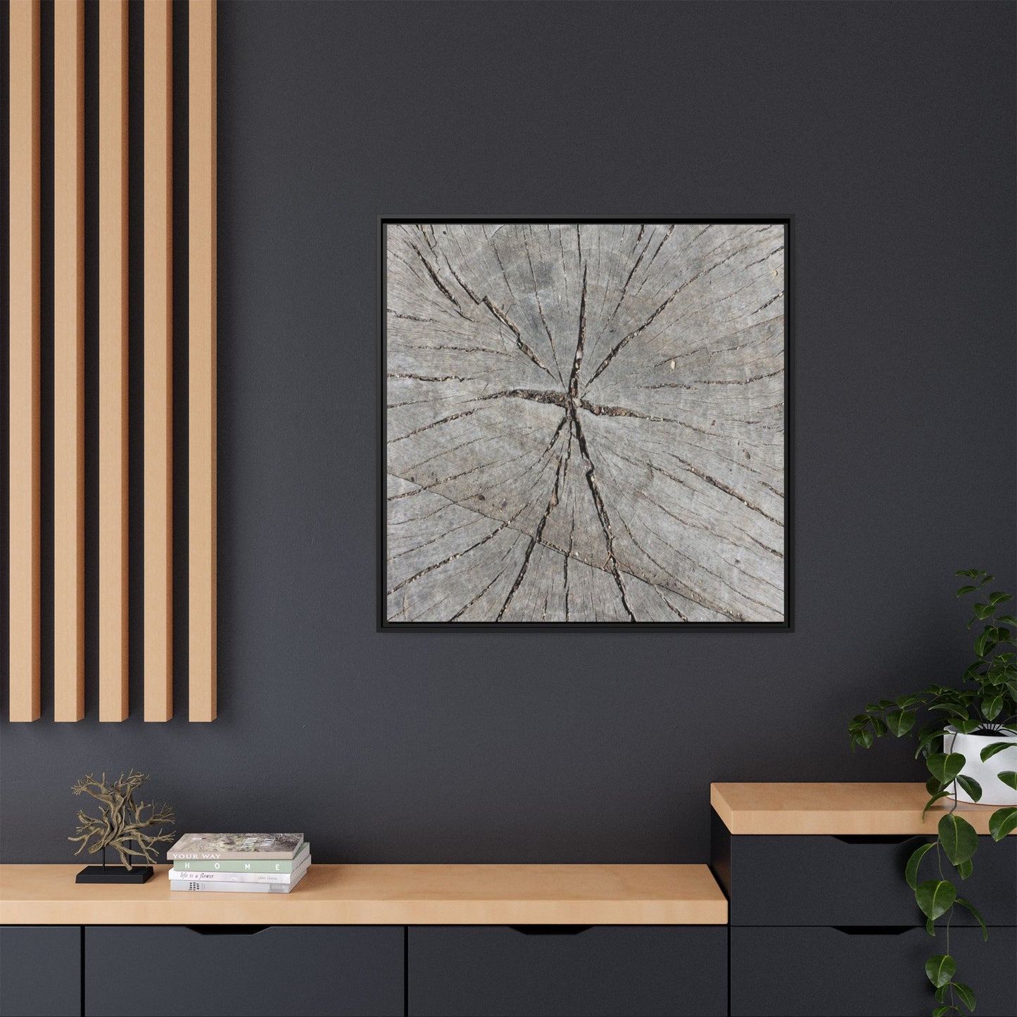 Fractured Memories - Unique Stretched Canvas Wall Art
