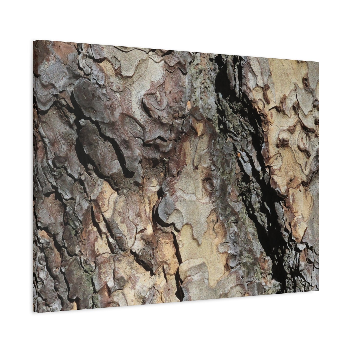 Wooden Labyrinth - Unique Frameless Canvas Wall Art