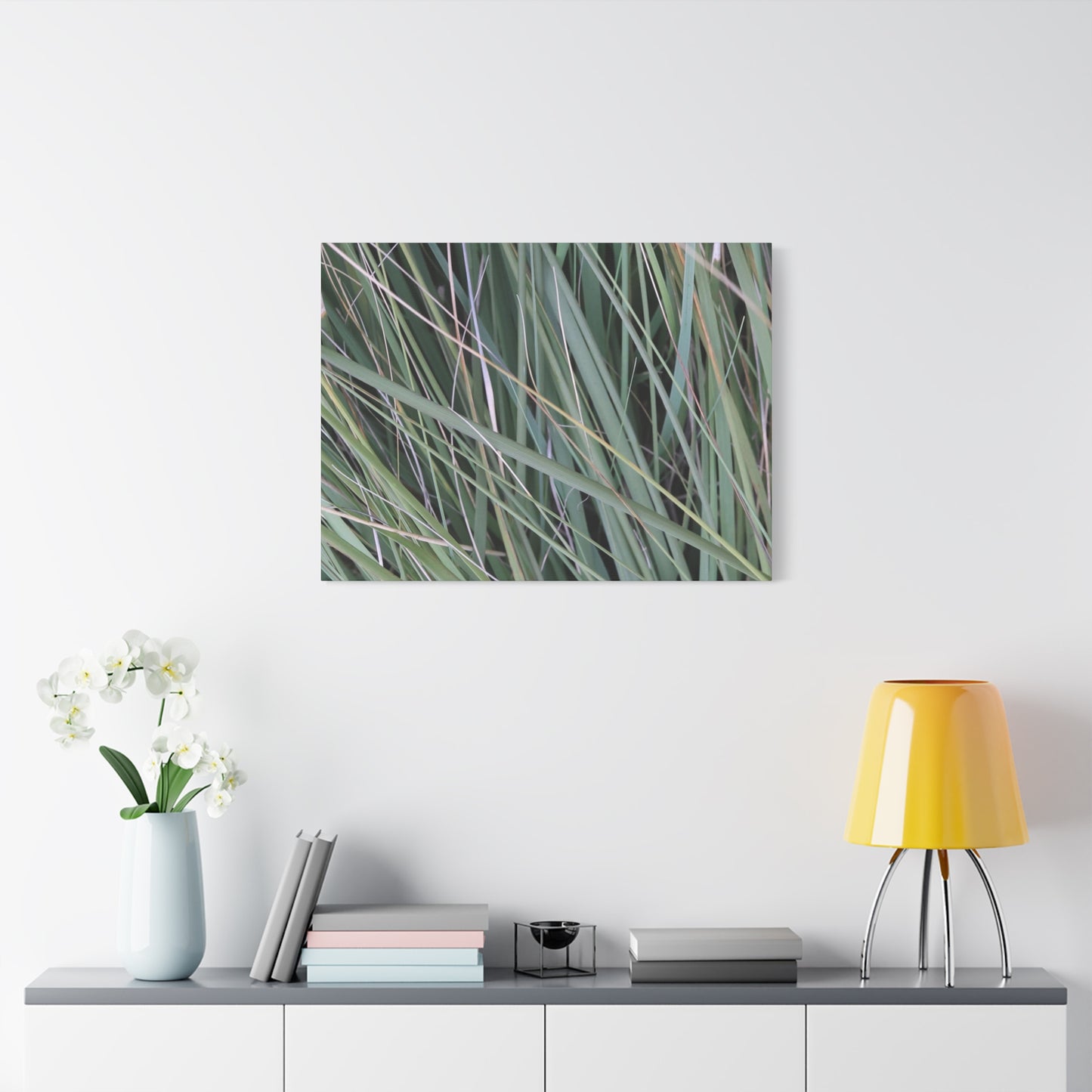 Whispers of Green - Unique Frameless Canvas Wall Art