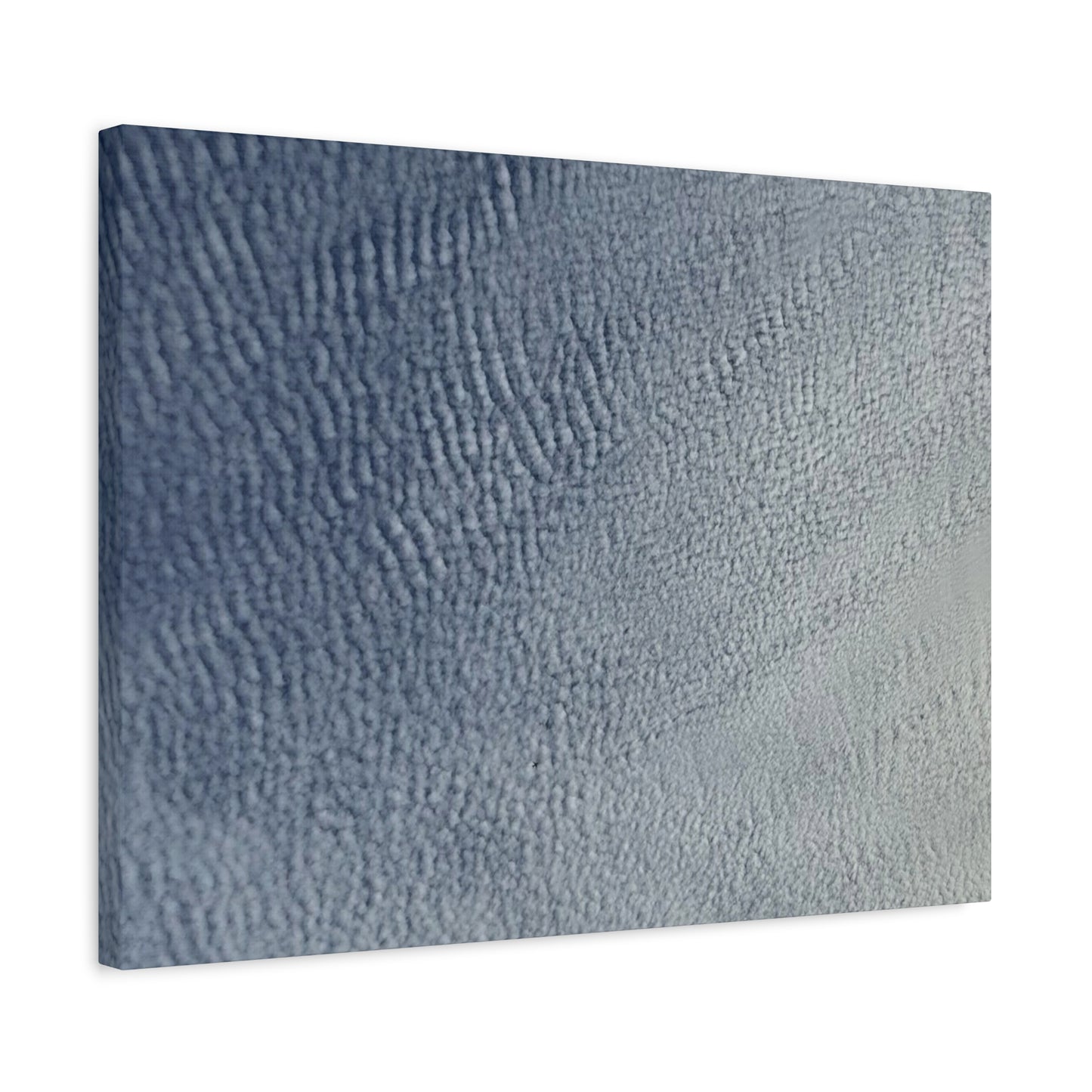 Undulating Whispers of Cerulean - Unique Frameless Canvas Wall Art