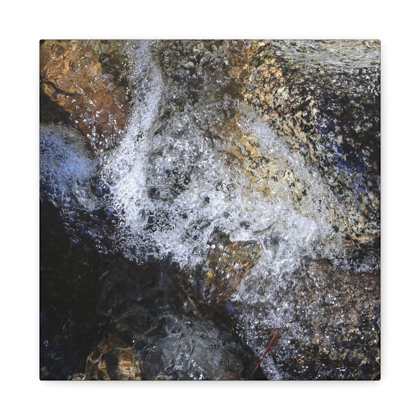Liquid Stone - Unique Frameless Canvas Wall Art