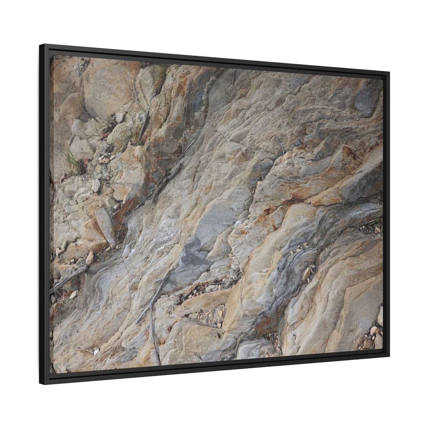 Layers of Earth's History - Unique Stretched Canvas Wall Art